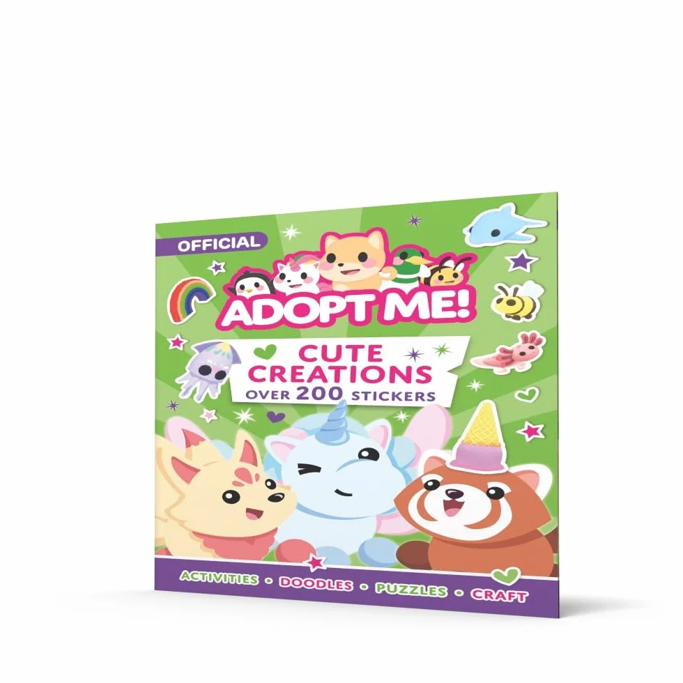 Adopt Me! Cute Creations Sticker Book: The perfect Activity Book for fans of Number 1 favourite online game, Adopt Me! Ideal for ages 7-11