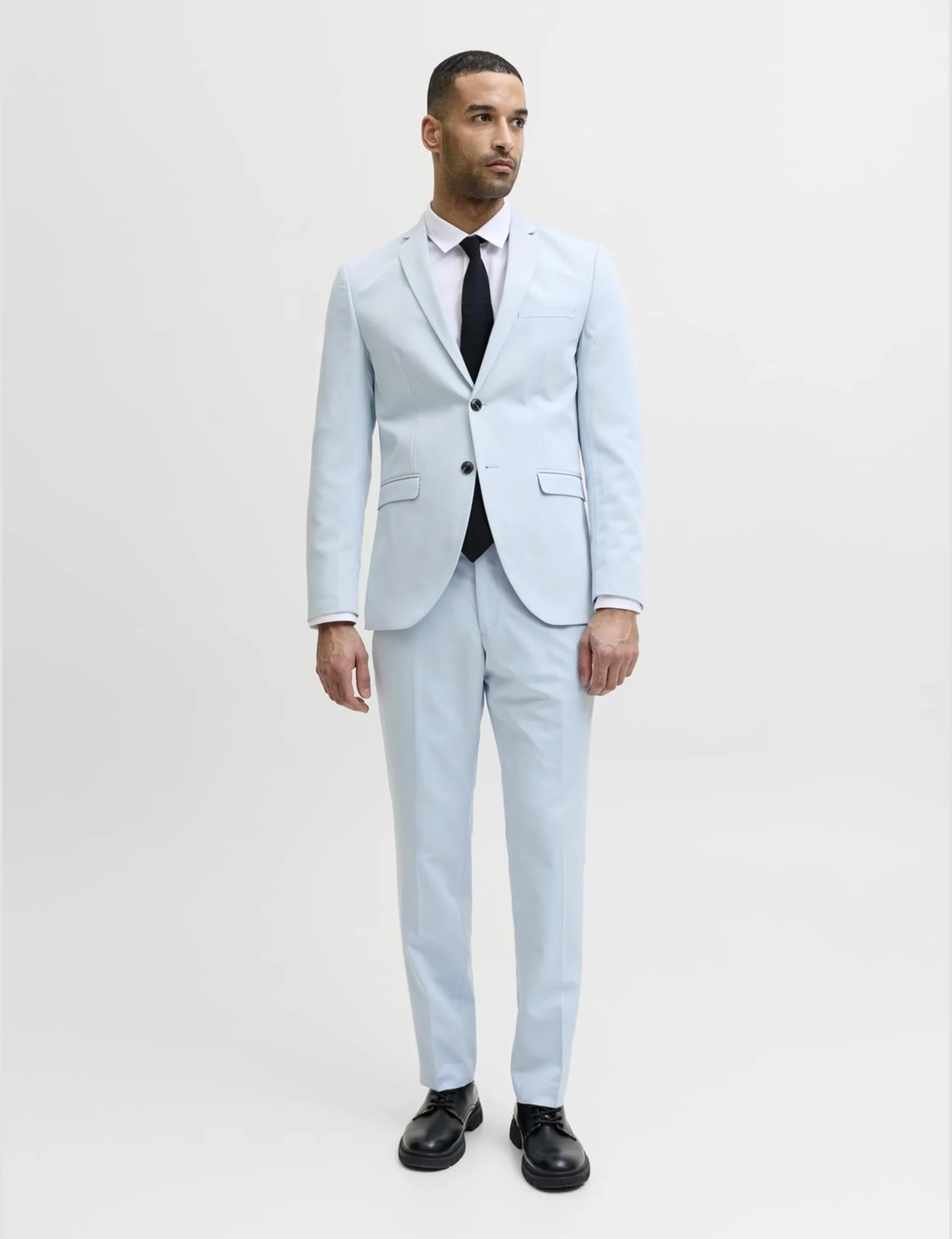 JACK & JONES Jprfranco Suit Noos męski garnitur, Chambray Blue/Fit: super slim fit, 52