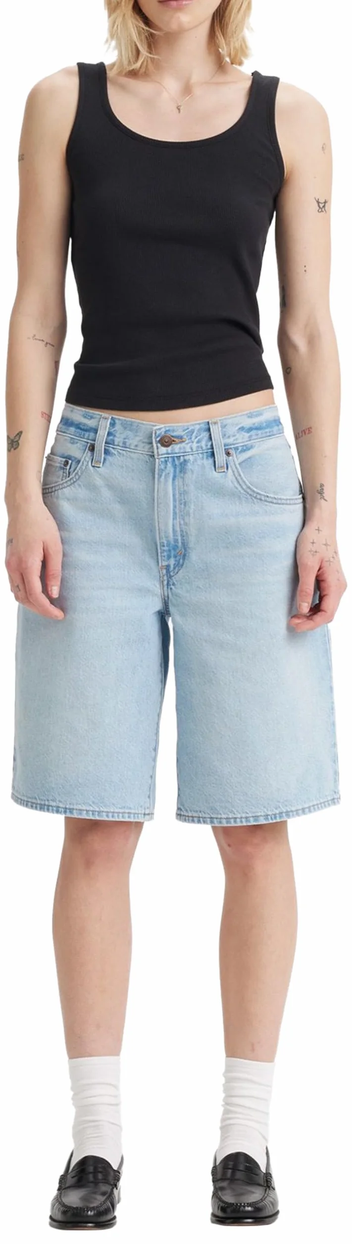 Levi's Baggy Dad Jort - Szorty jeansowe Kobiety