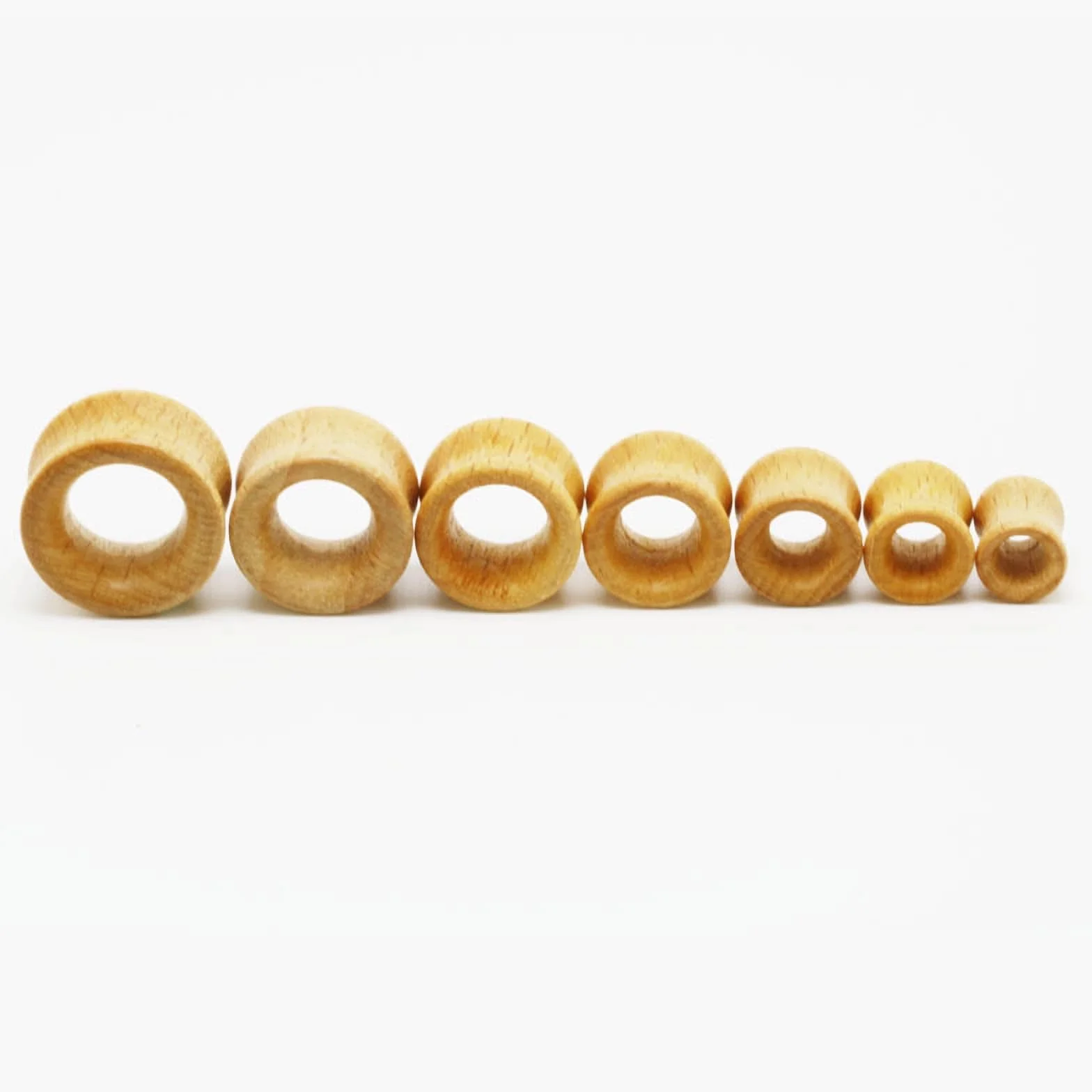 3 pary brązowych czarnych drewnianych kolczyków do uszu, vintage, drewniany pierścień, zatyczki do uszu, tunele, 0 g (8 mm)