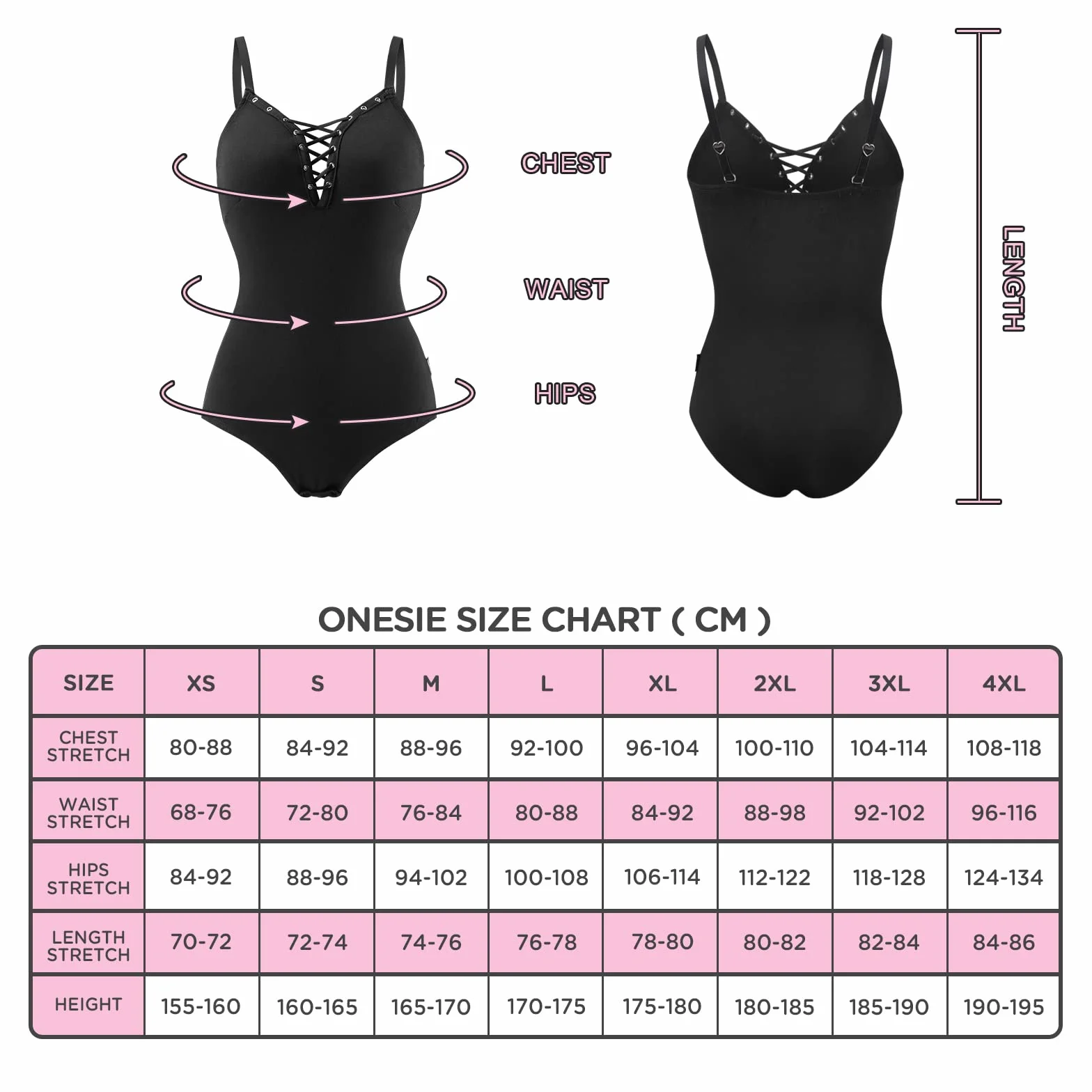 LittleForBig Bawełniany śpioszki Onesie Piżama Bodysuit-Tied Onesie