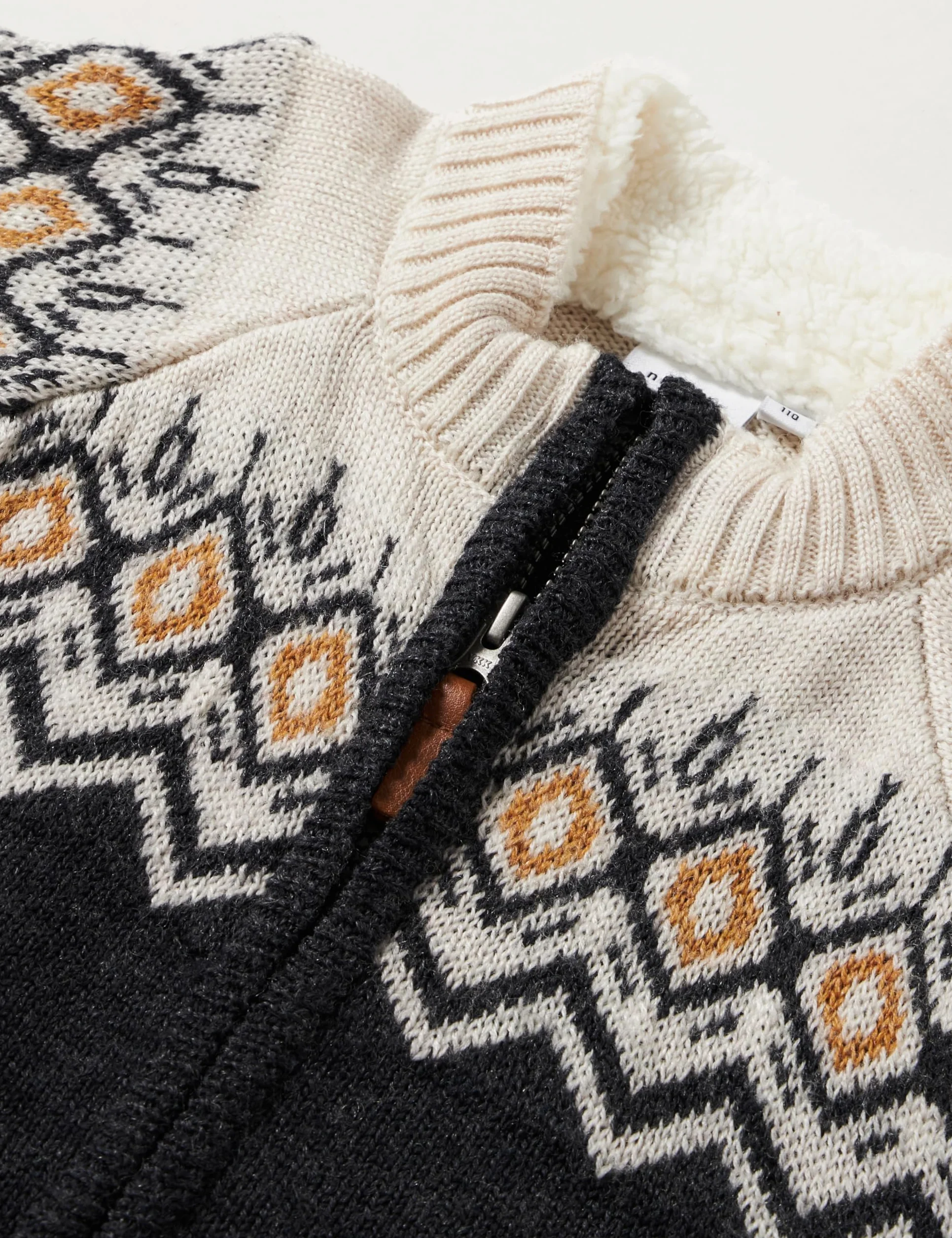 NAME IT Nmmwriss Wool Ls Knit Suit XXIII kombinezon, złoty (Aspen Gold), 110