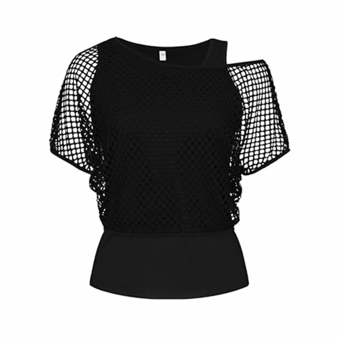 SNOMYRS Kabaretki Top Rave stroje bez rękawów sweter bez rękawów i szydełkowy okrycie lata 80. 90. strój festiwalowy plus size