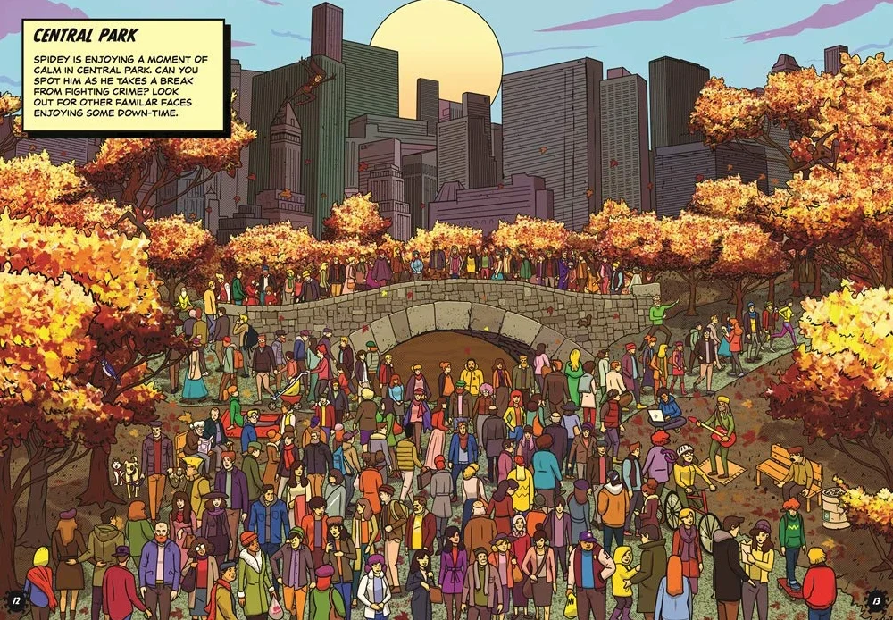 Where's Spidey?: A Marvel Spider-Man Search & Find Book