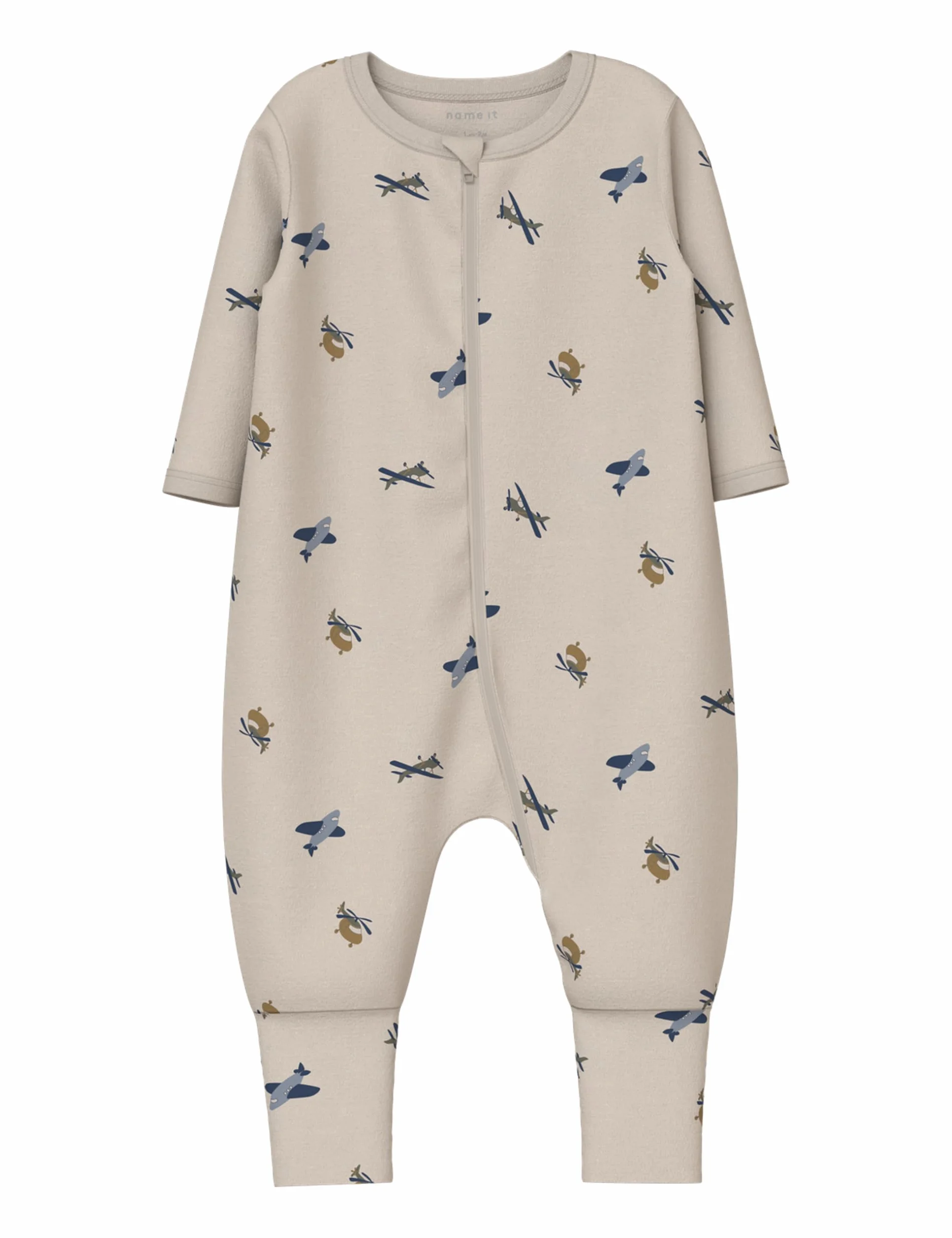 NAME IT Nbmnightsuit męski kombinezon Zip Ff Airplane Noos, peyote, 92