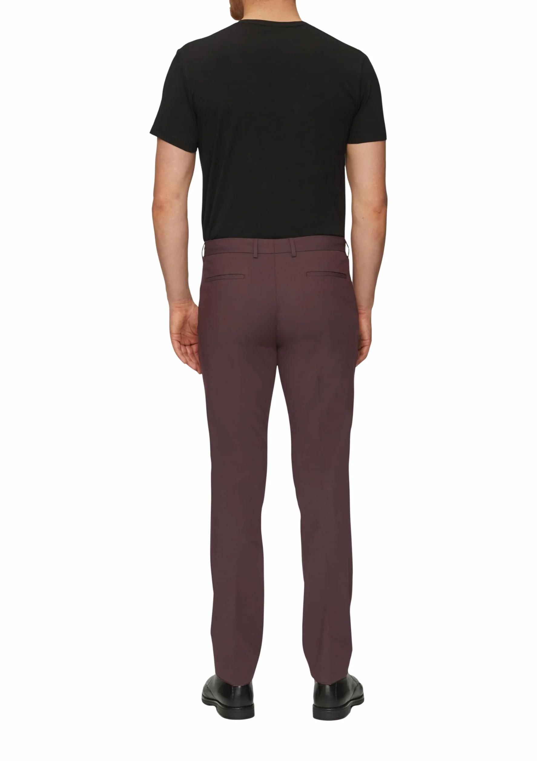 s.Oliver BLACK LABEL 2150908 - Spodnie garniturowe, mieszanka wełny, slim fit Mężczyźni