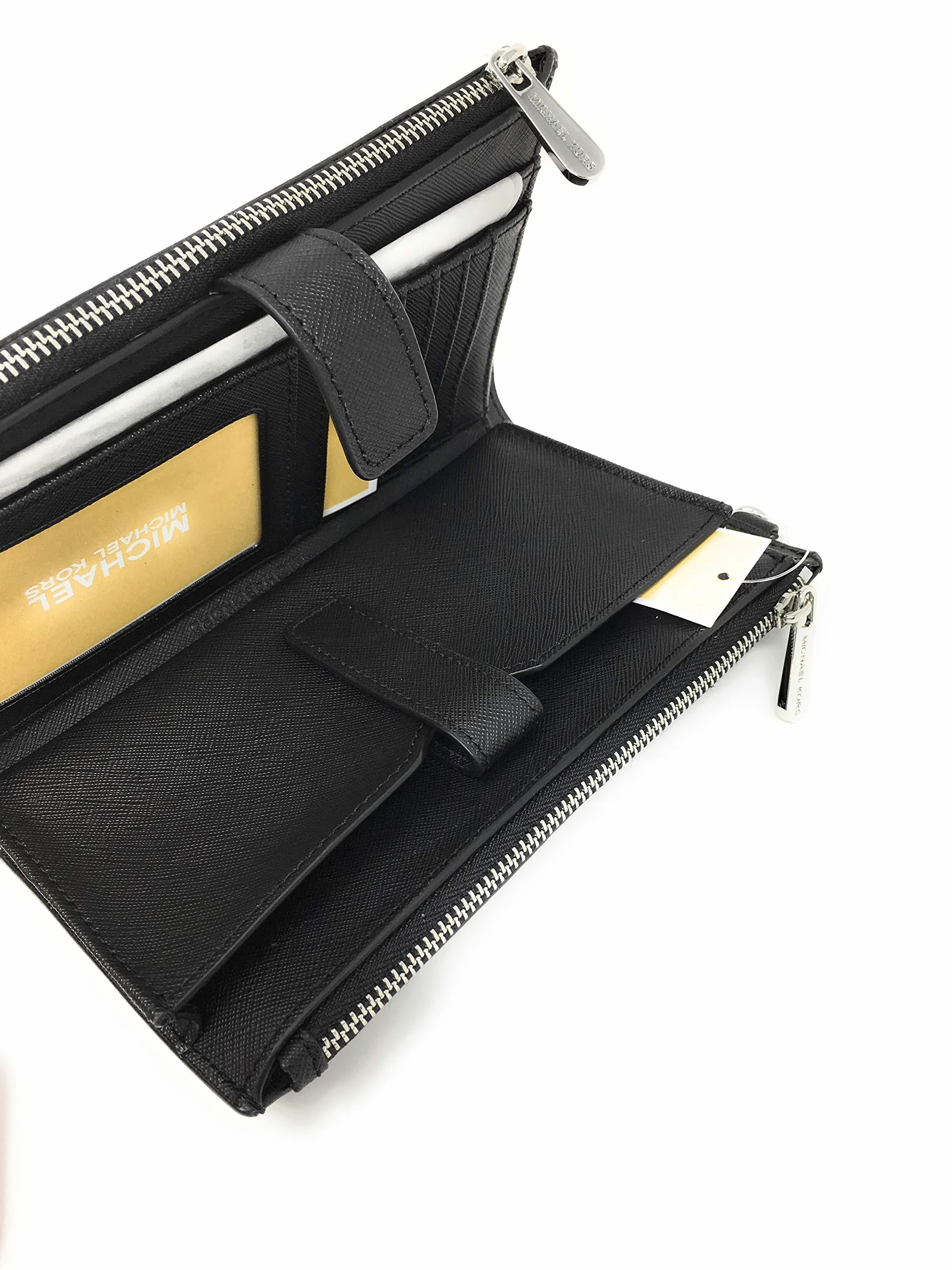 Michael Kors Damski Jet Set podróżny podwójny zamek na nadgarstek