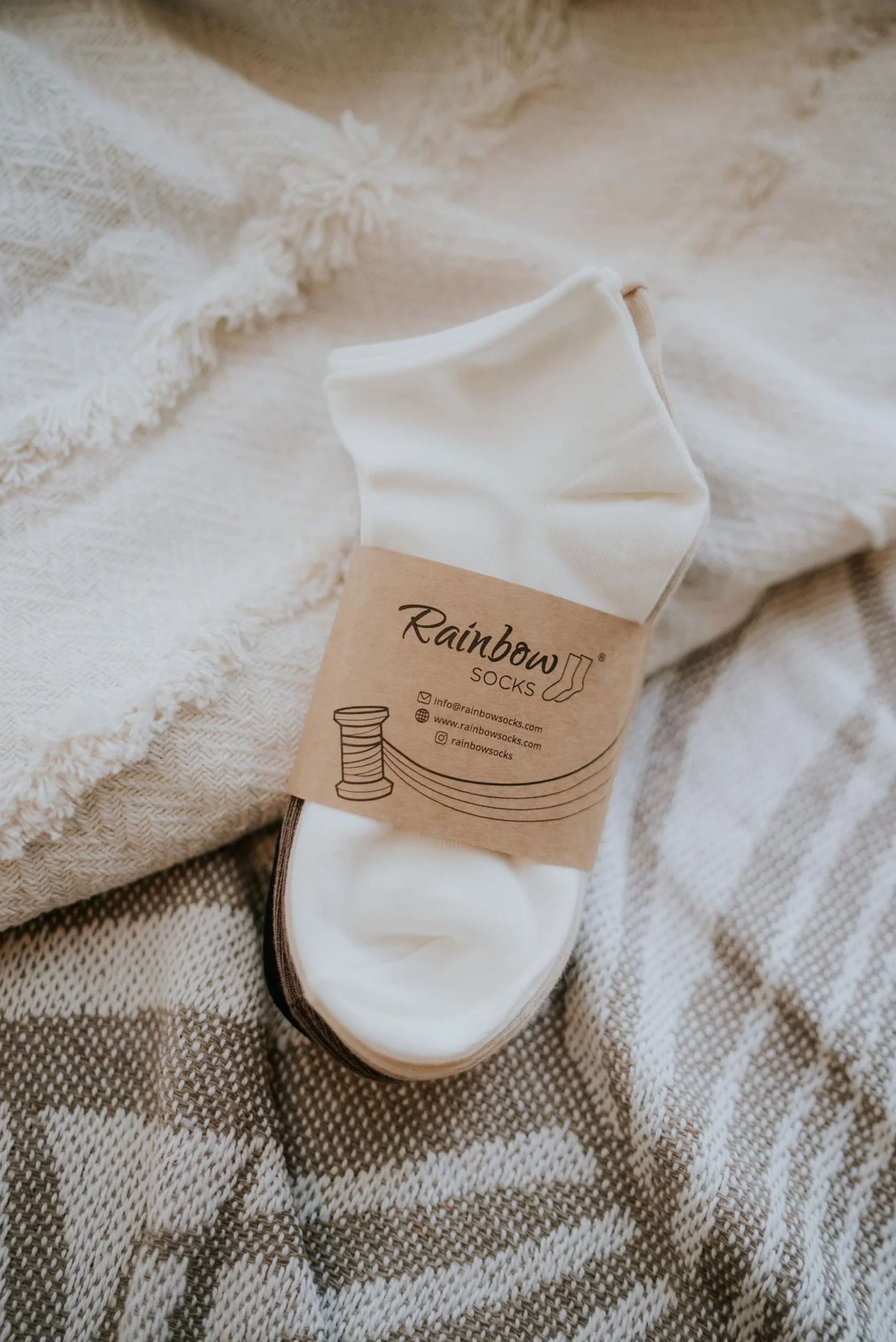 Rainbow Socks - Damskie bawełniane wygodne skarpety do kostek - beżowe, niebieskie, miętowe skarpety - 3 lub 5 par, 5 x beżowy, 42-43 EU