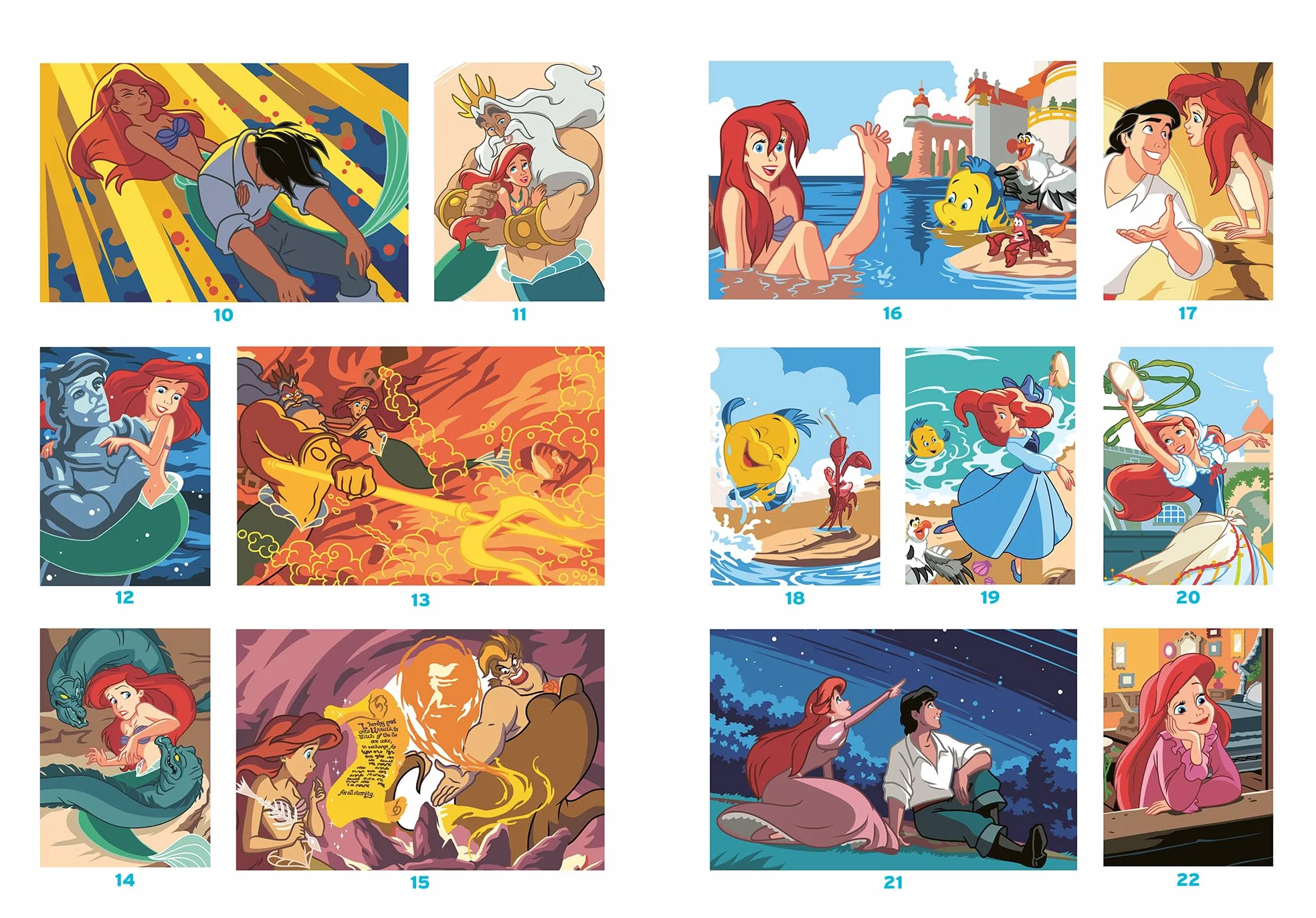 Coloriages Mystères Disney - Spécial film : La Petite Sirène: 50 coloriages mystères inédits