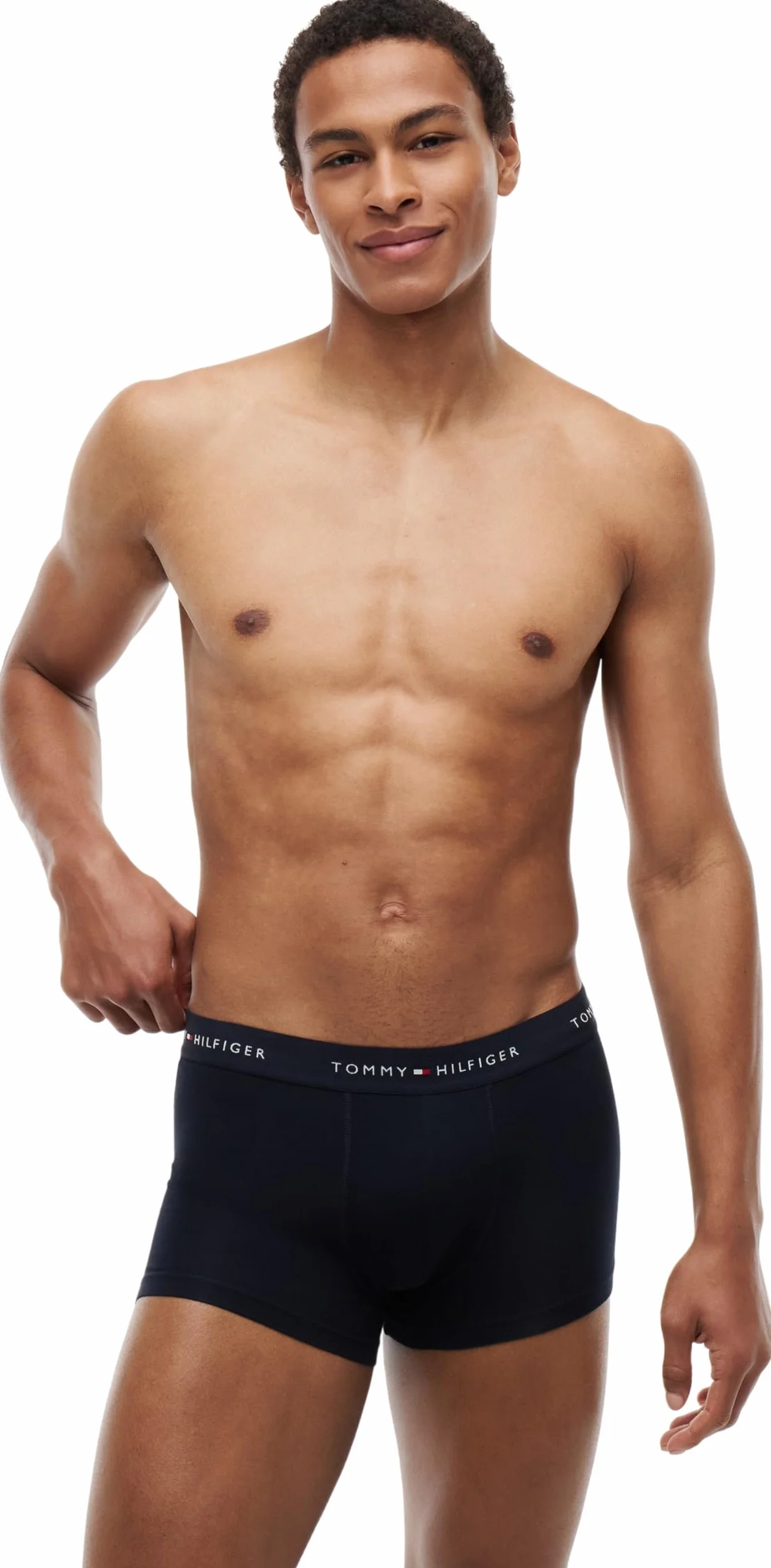 Tommy Hilfiger Męskie bokserki 3P Wb UM0UM02763, biały, L, Biały (Primary Red/White/Desert Sky), L