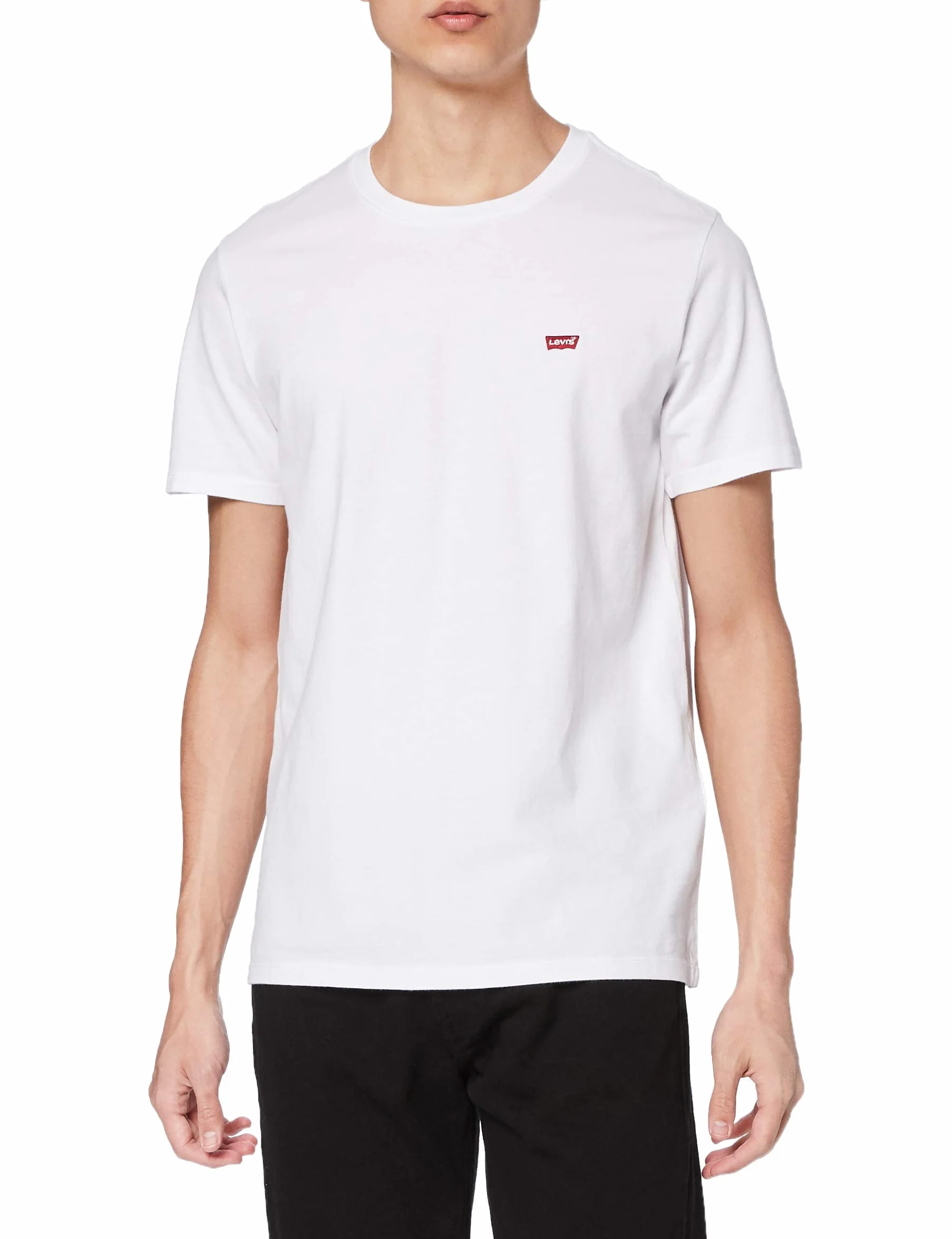 Levi's Mężczyźni Ss Original Housemark Tee T-Shirt, White, L