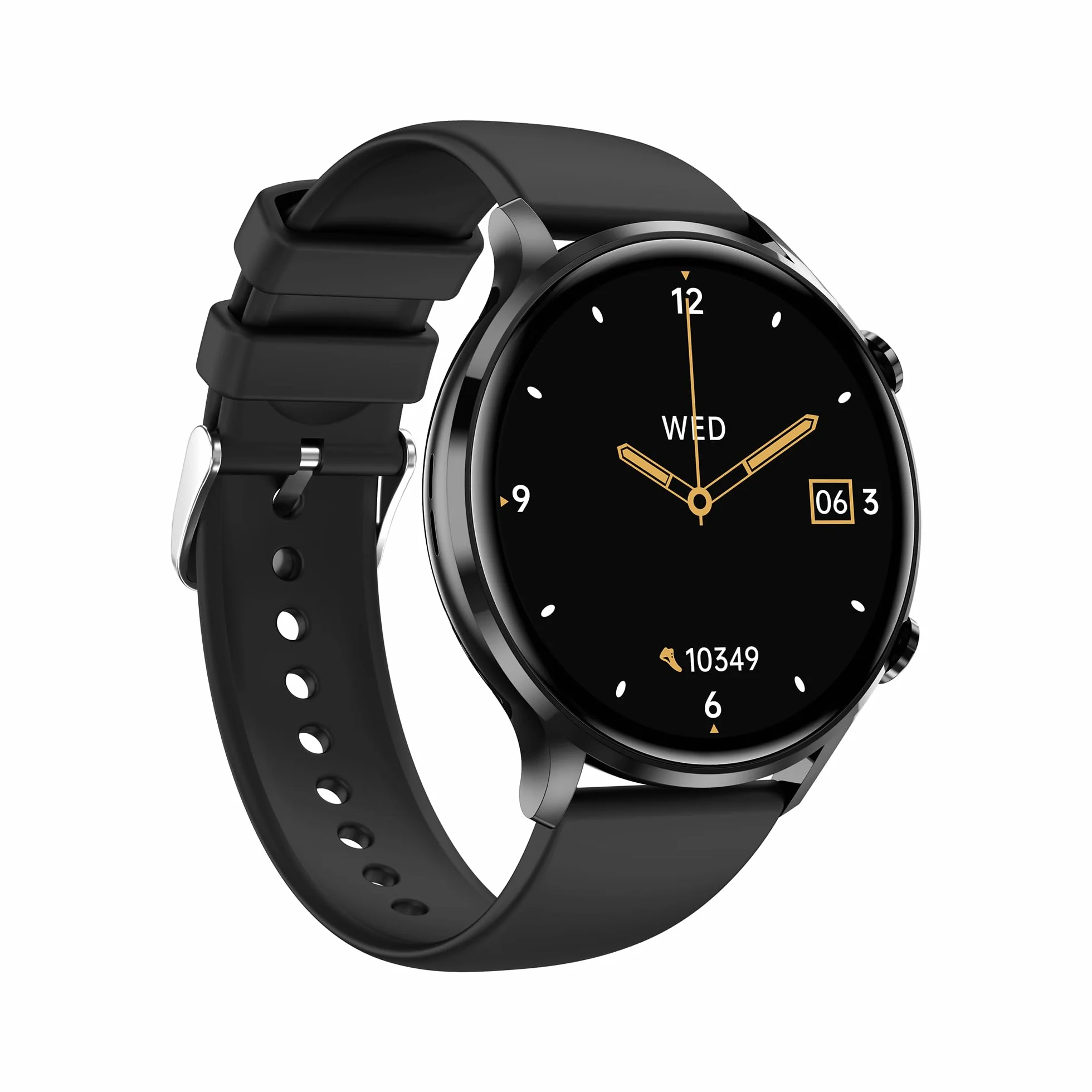Zegarek męski Smartwatch, okrągły zegarek fitness 1,39 cala, inteligentny zegarek fitness z połączeniami i odpowiedzią, 100 trybów sportowych, krokomierz ciśnienia krwi tętno, IP68, wodoodporny, dla