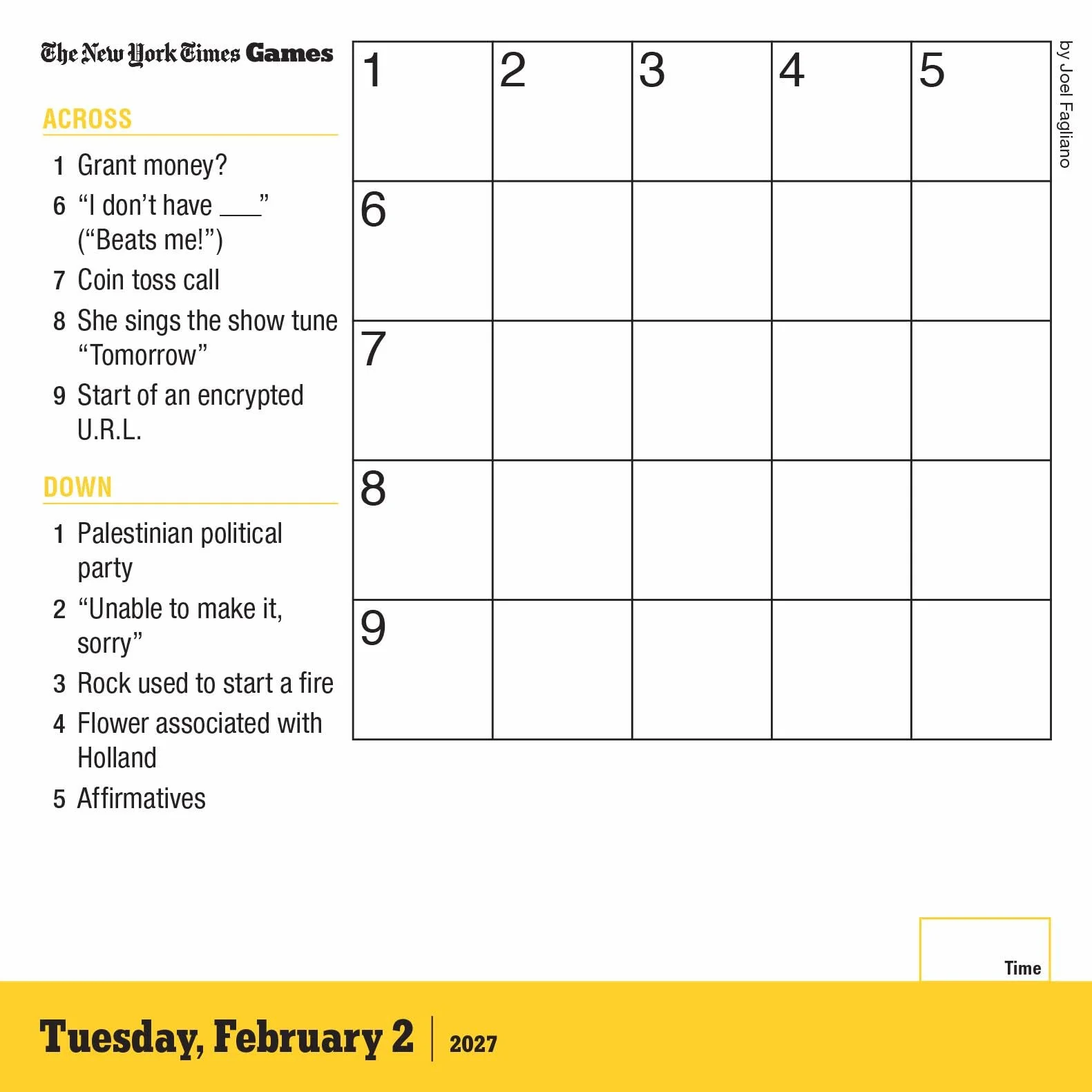 The New York Times Mini Crossword Page-A-Day® Calendar 2027: For Crossword Beginners and Puzzle Pros