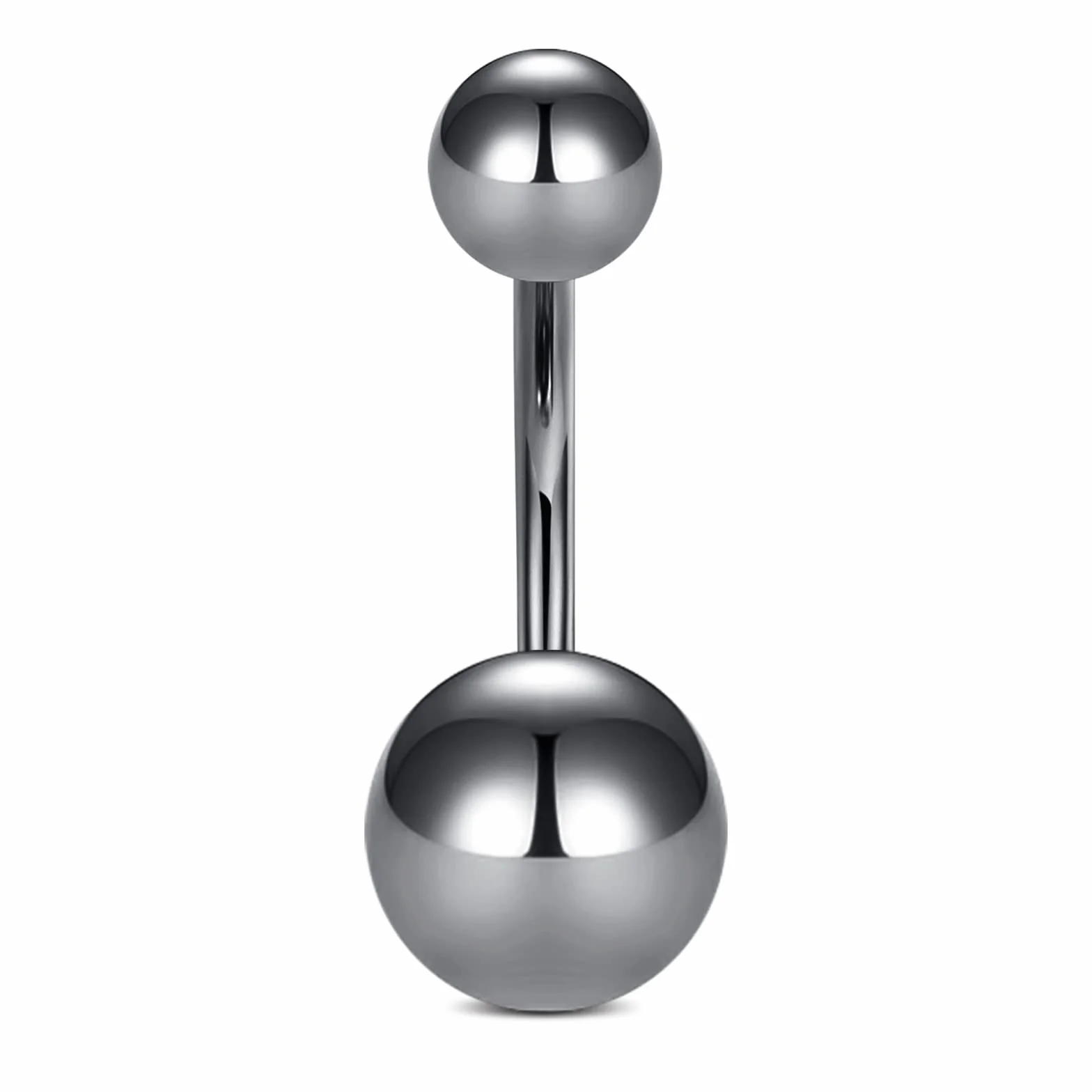 AceFun 14 g tytanowe pierścienie do pępka 10 mm cyrkonia diament 1,6 mm tytanowe pierścienie do pępka piercing pępka kolczyk kolczyk do pępka biżuteria, Metal