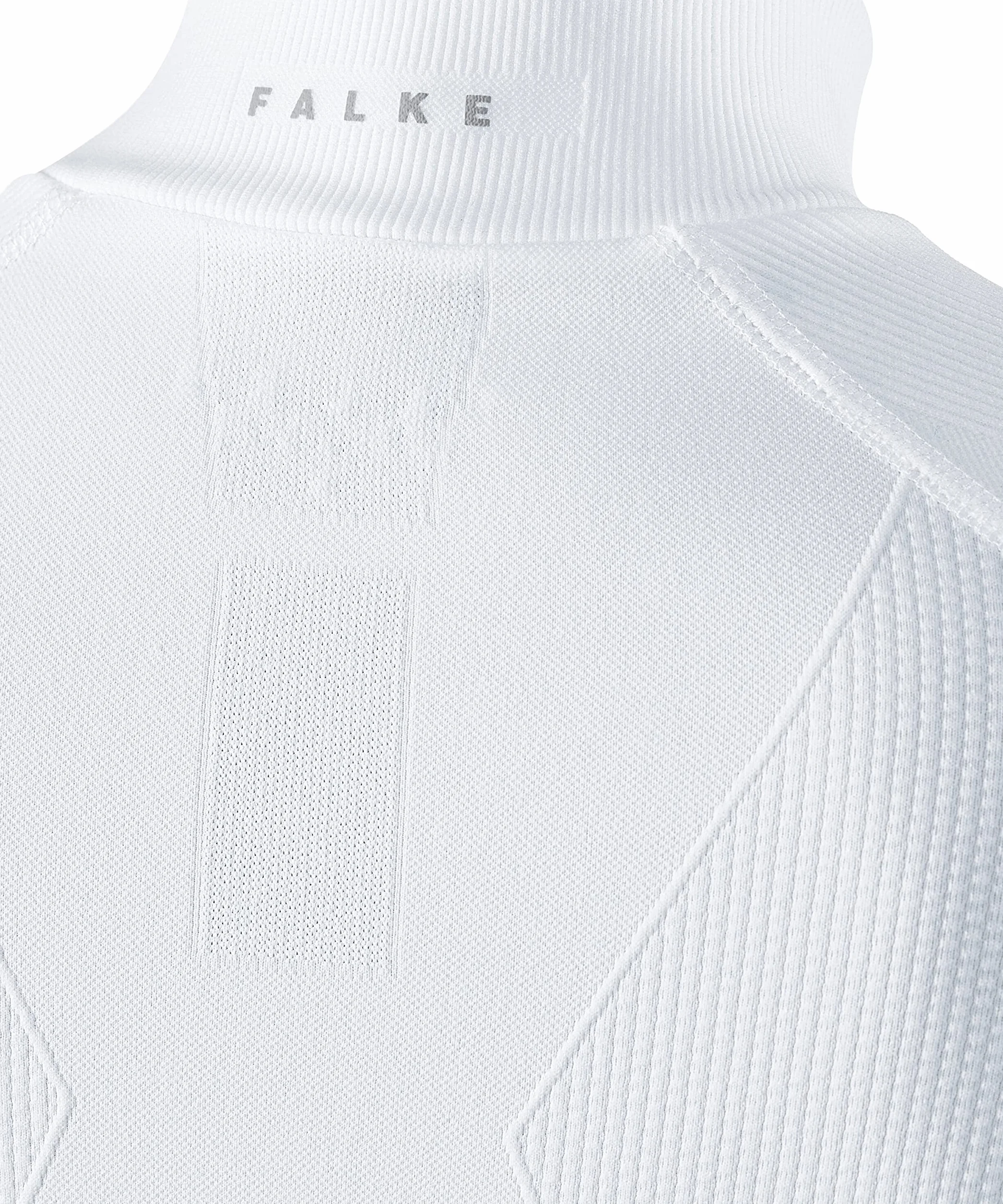 FALKE Kobiety Warstwa podstawowa (góra) Maximum Warm High Neck W L/s Sh materiał funkcyjny szybkoschnące ciepłe 1 Sztuka, Biały White 2860, XL