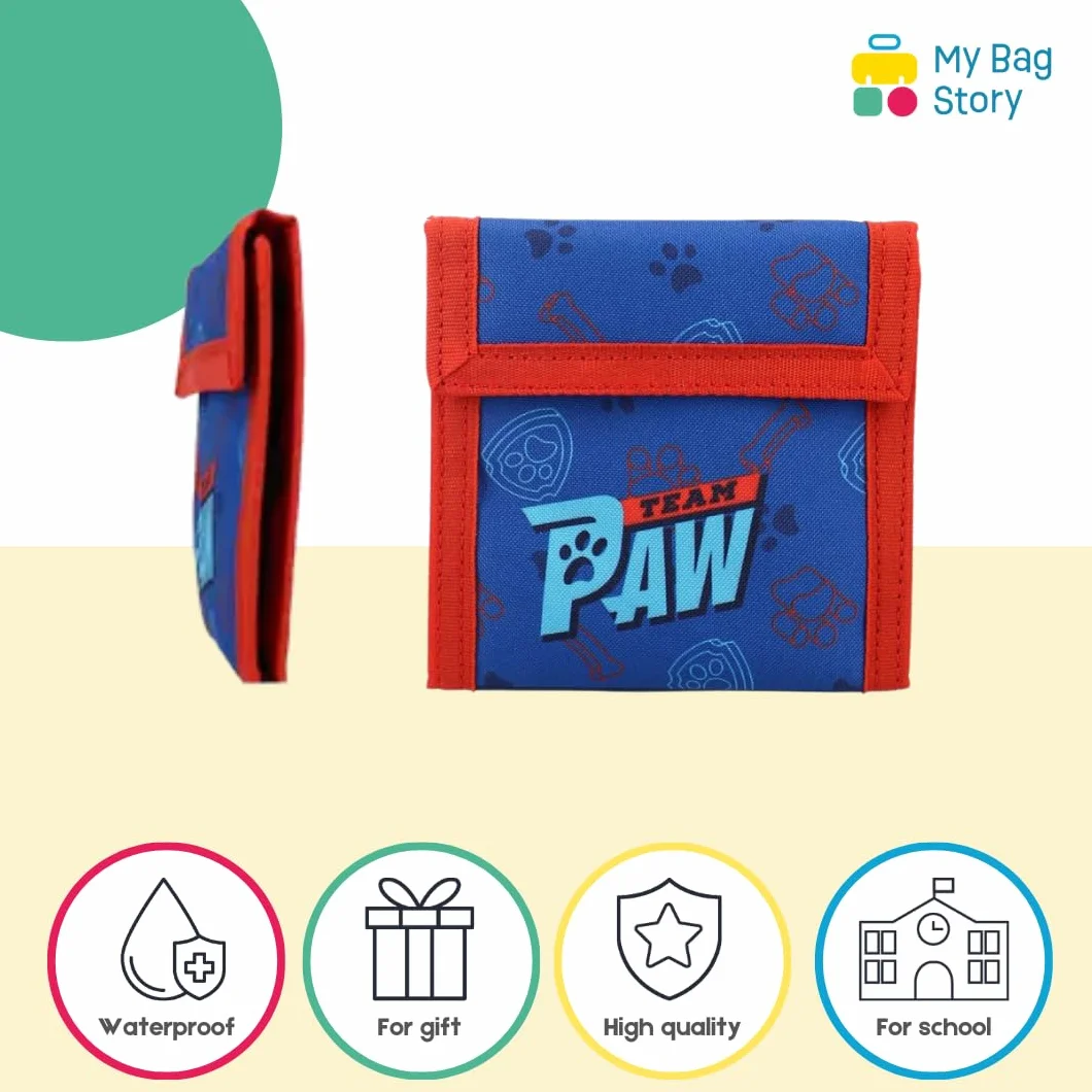 mybagstory - Portfel dziecięcy dla chłopców Pat Patrol - Niebieski - dla dzieci - Szkoła - Przedszkole - Przedszkole - Przedszkole - Wakacje - 10 cm, Pat Patrol - Niebieski, Enfant, Gracon