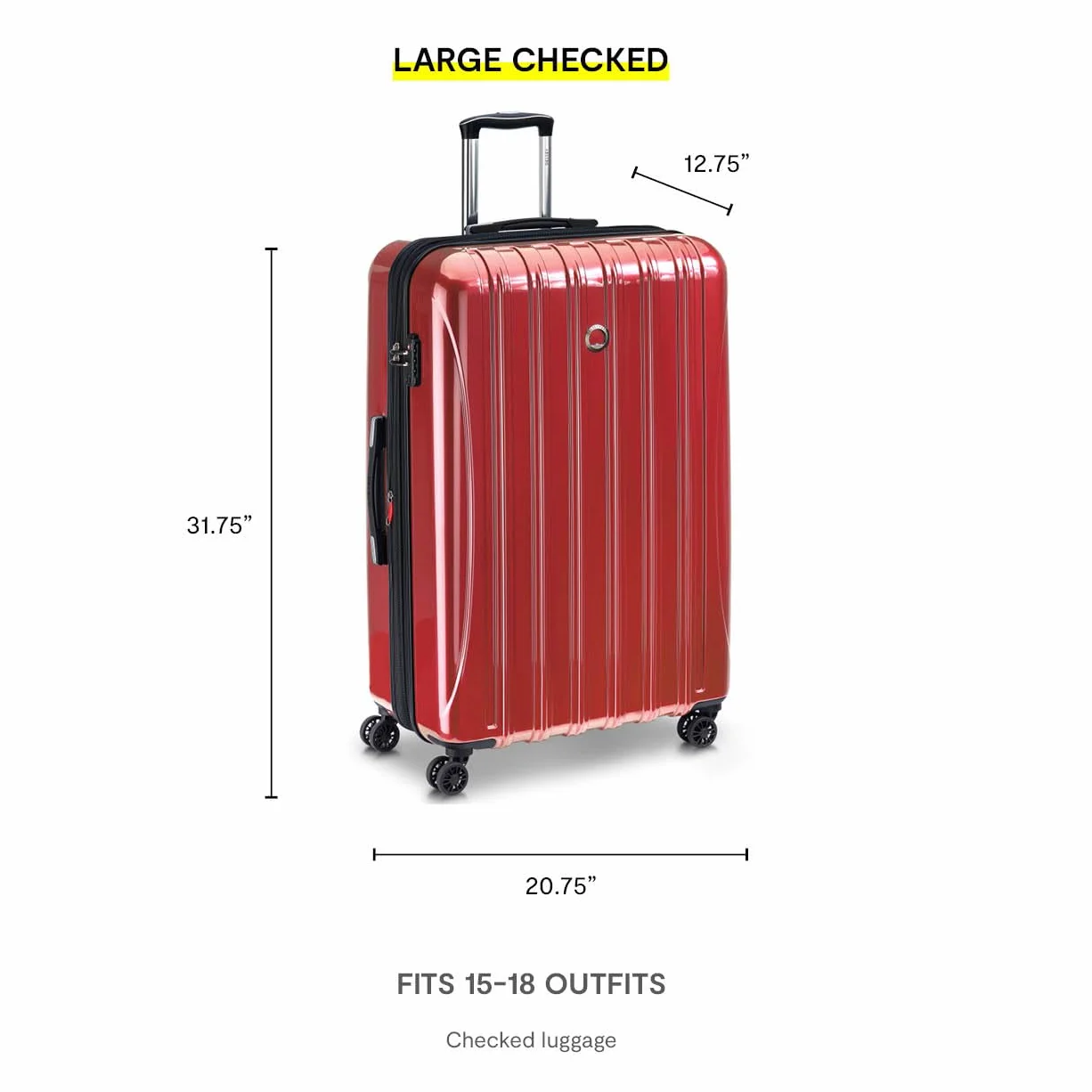 Delsey Paris Helium Aero Walizka twarda z funkcją, kółka obrotowe, Cegłowa Czerwień, 2-Piece Set (19/29), Zabawna koszulka z napisem 'Got Win'