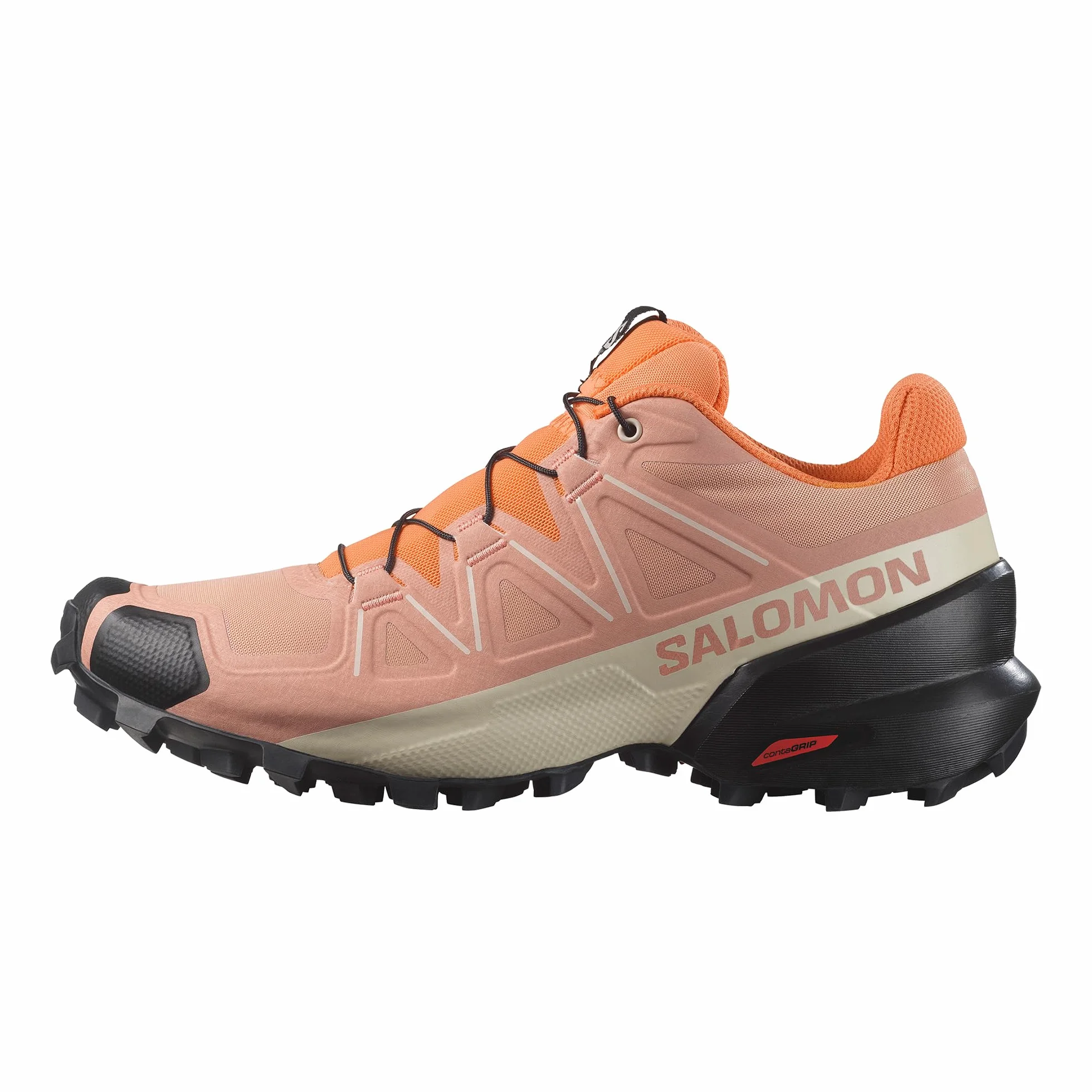 Salomon Damskie buty do biegania w terenie Speedcross, Kamea brązowy/czarny/rajski ptak, 41 1/3 EU