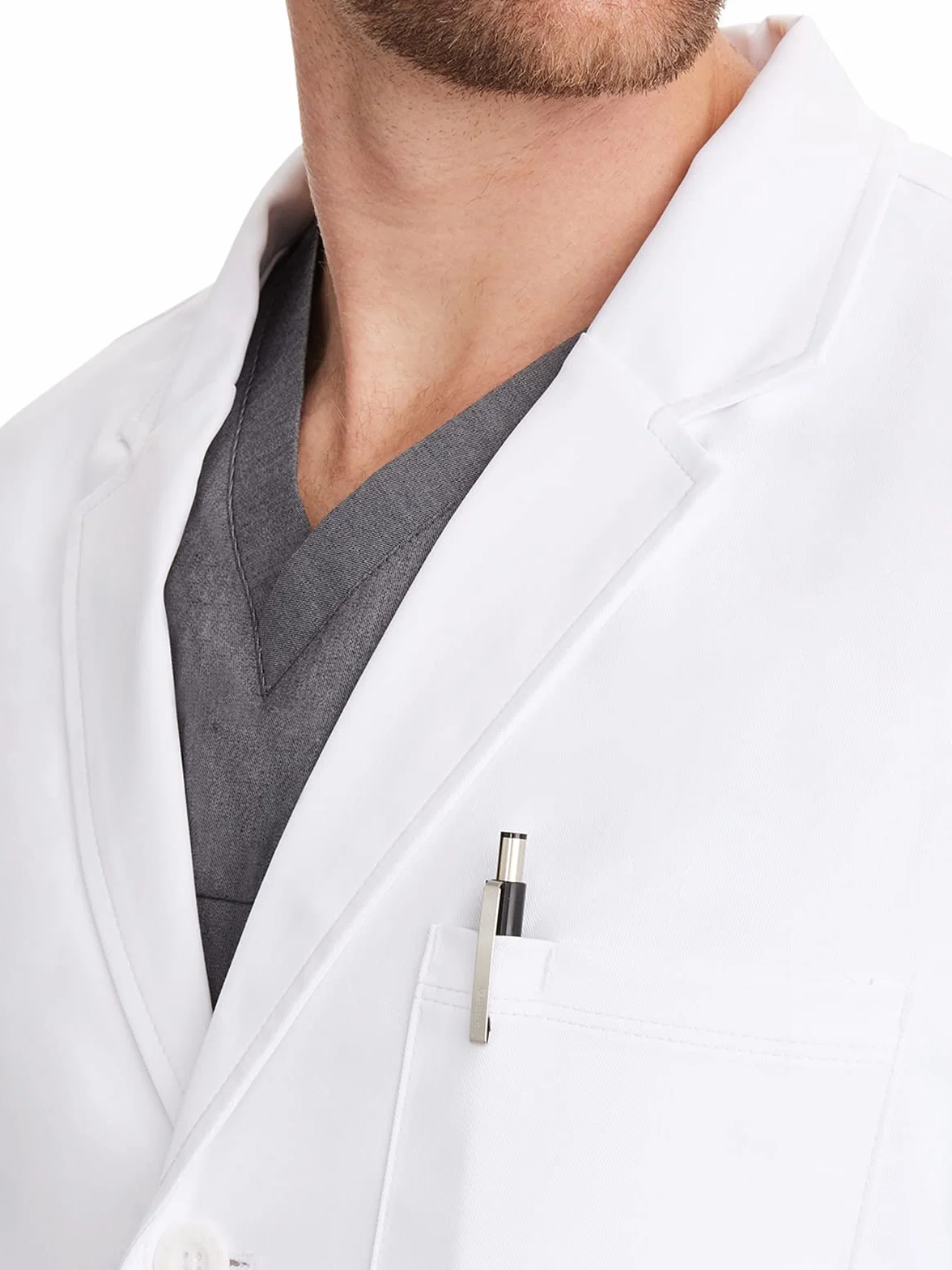 Uzdrawiające ręce kolekcja białego płaszcza 5150 męski Leo Lab Coat - biały - średni