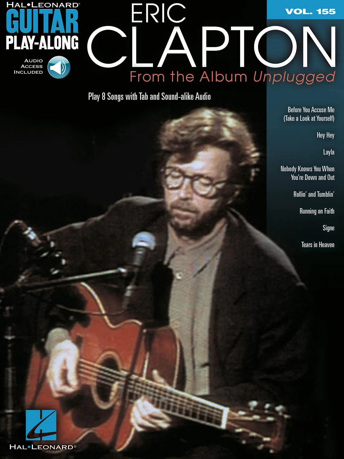 Eric clapton: from the album unplugged guitare +cd: Guitar Play-Along Volume 155