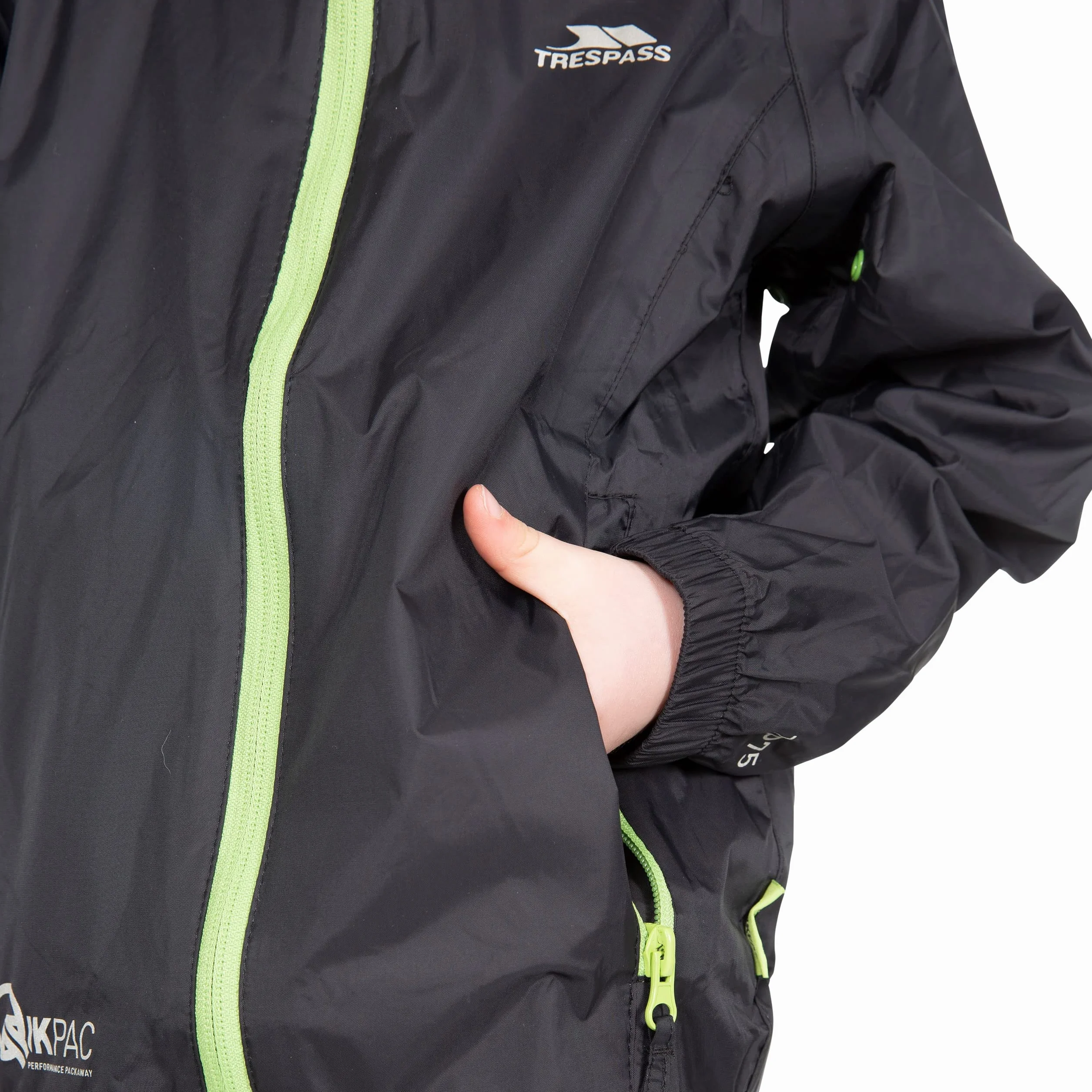 Trespass Chłopięca Qikpac Kids Chamarra, Azul Marino, Talla Única (1 szt.)