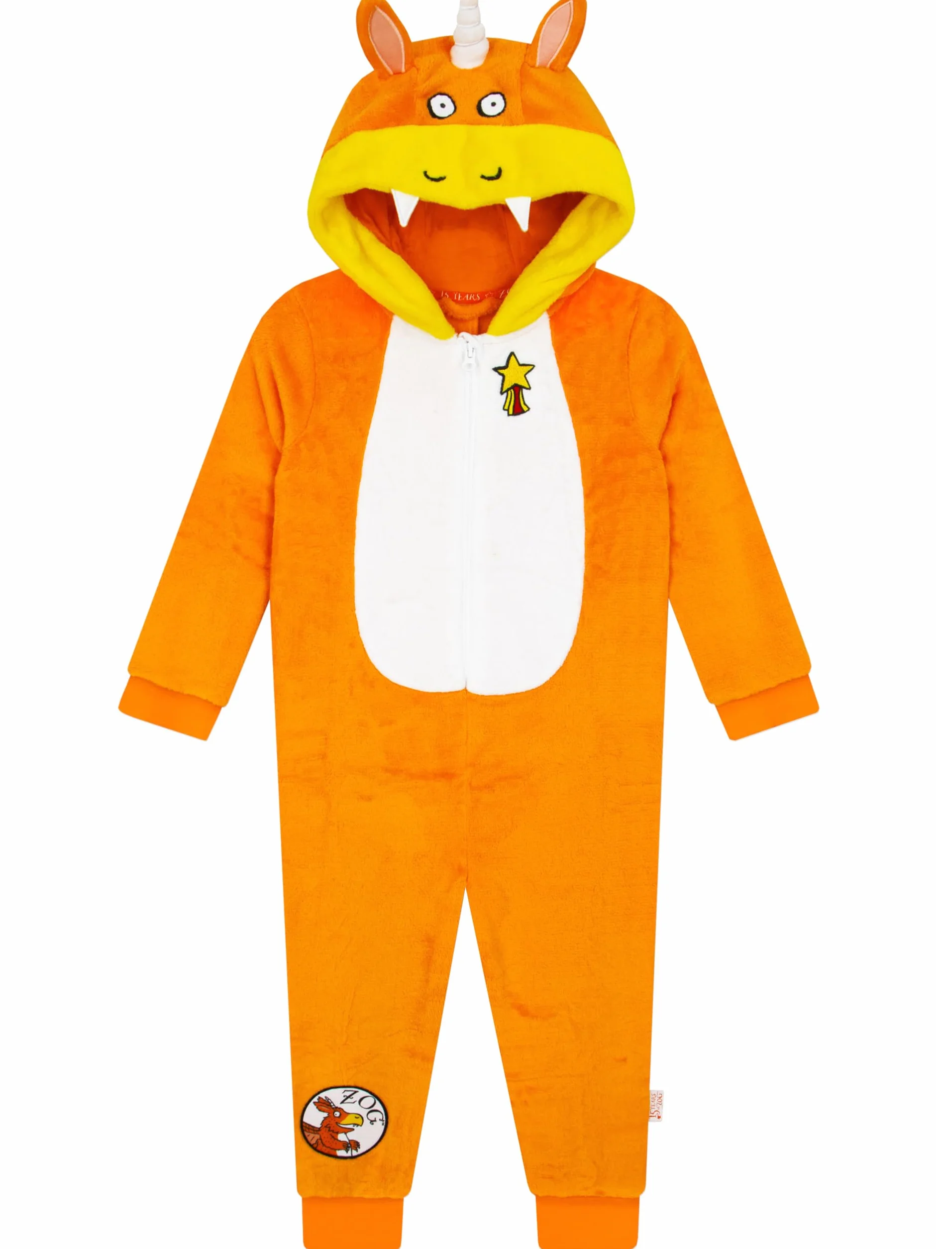 Zog Onesie Dla Chłopców Z Kapturem, Kostium Smoka Z 3D Uszami, Jednoczęściowa Piżama Dla Chłopców, Onesie Dzieci