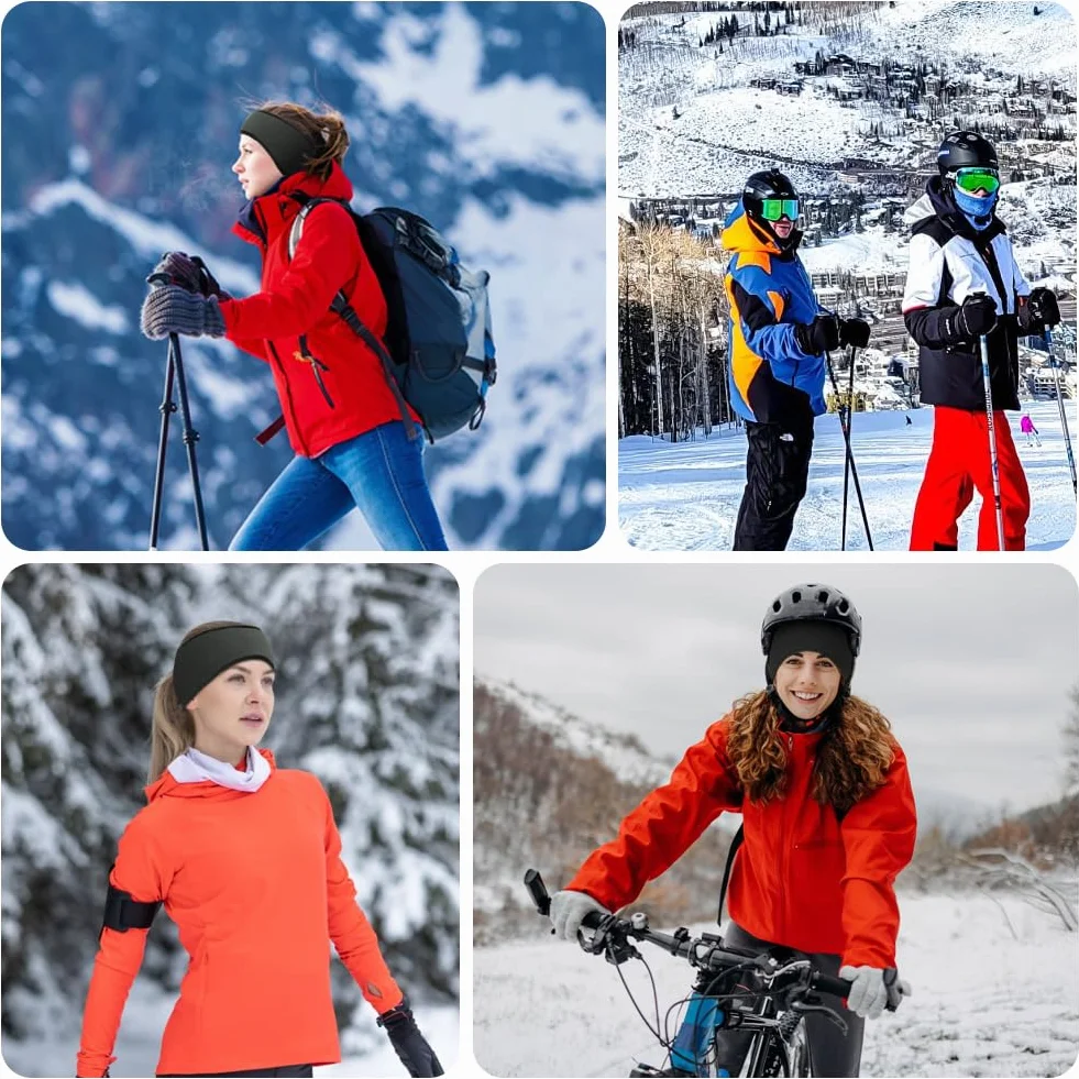 Opaska na czoło do uszu, opaski sportowe do biegania, zimowa opaska na uszy, opaski do biegania, opaski narciarskie do jogi, jazdy na rowerze, koszykówki, fitnessu