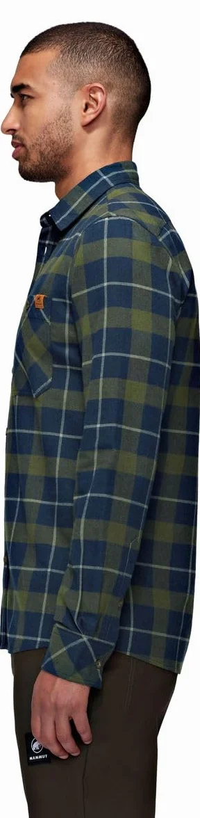 Mammut Alvra Koszulka z długim rękawem Mężczyźni marine-dark marsh XL
