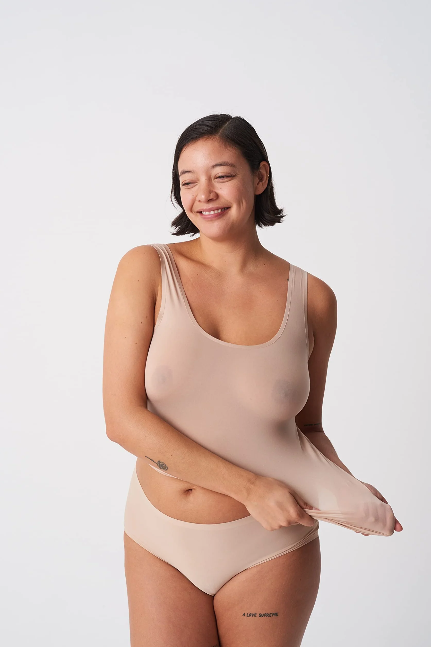 Chantelle SoftStretch Bieliźniany Podkoszulek, Beżowy