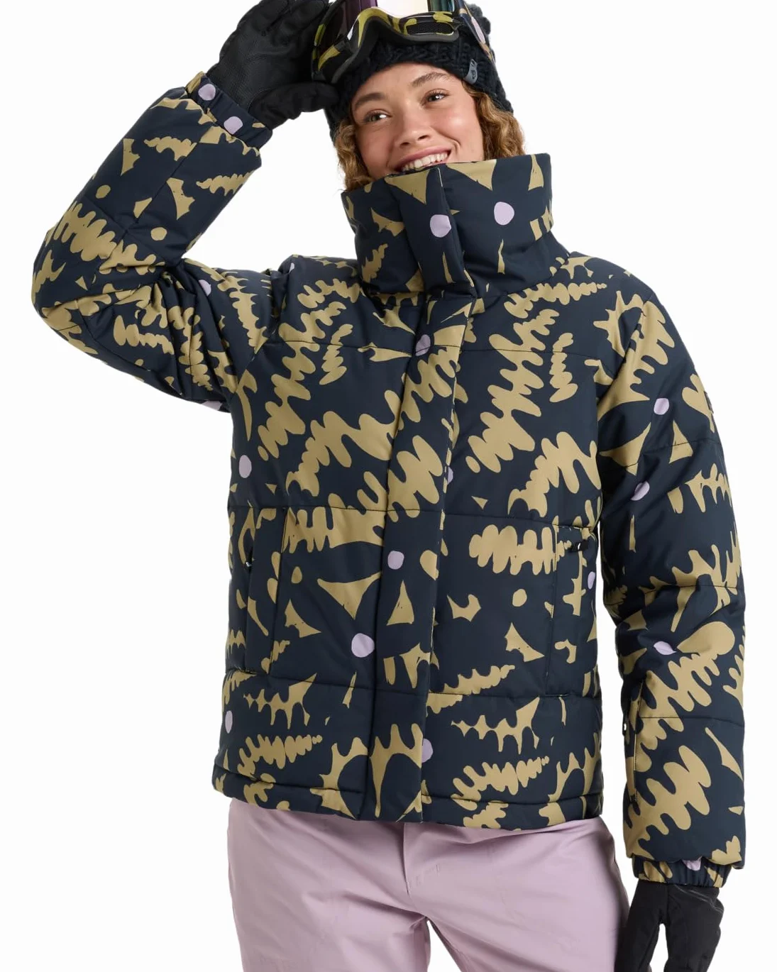 Roxy Kurtka Snow Winter Rebel Kurtka Beżowa S