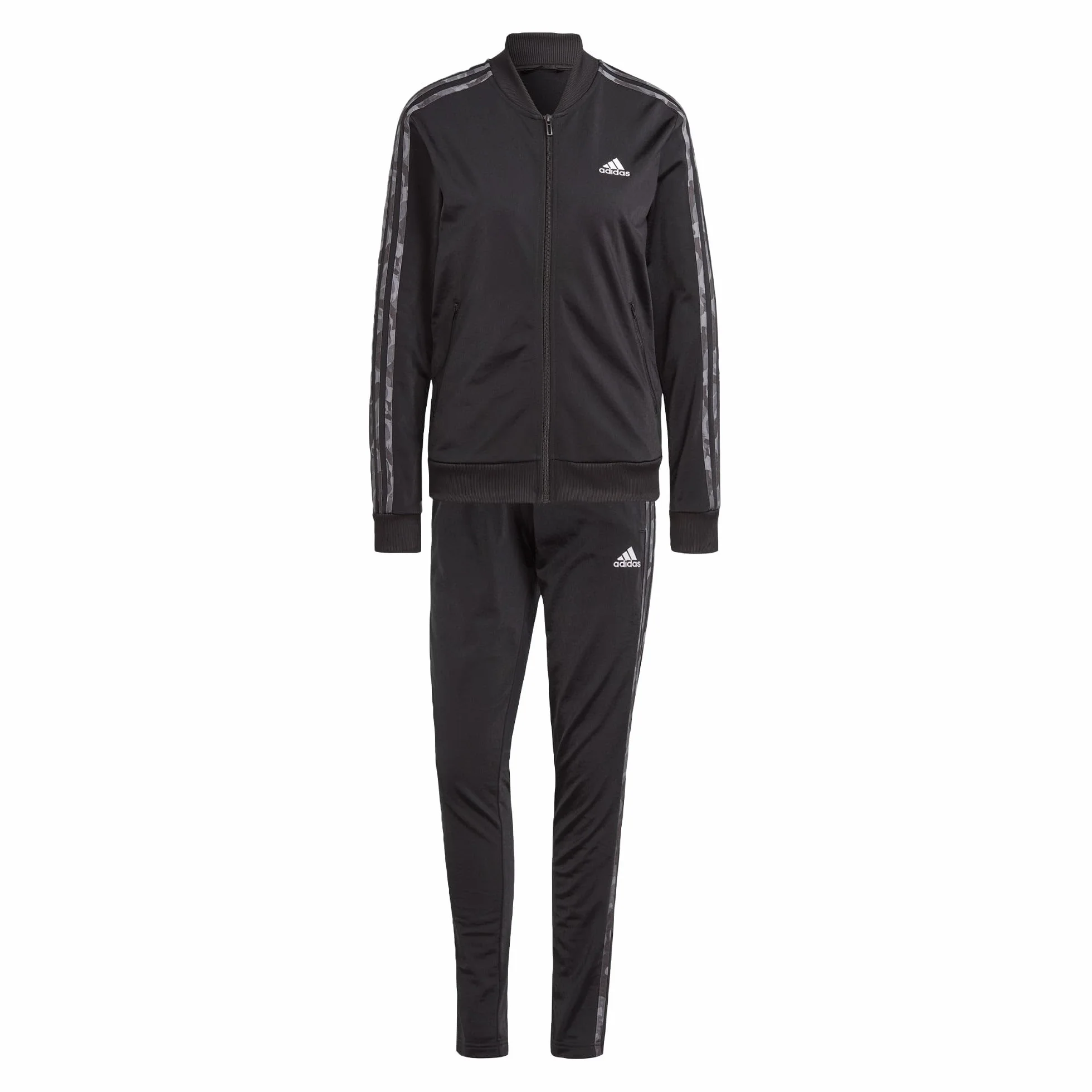 adidas Kobiety Essentials 3-Stripes Track Suit, Black/Multicolor, S
