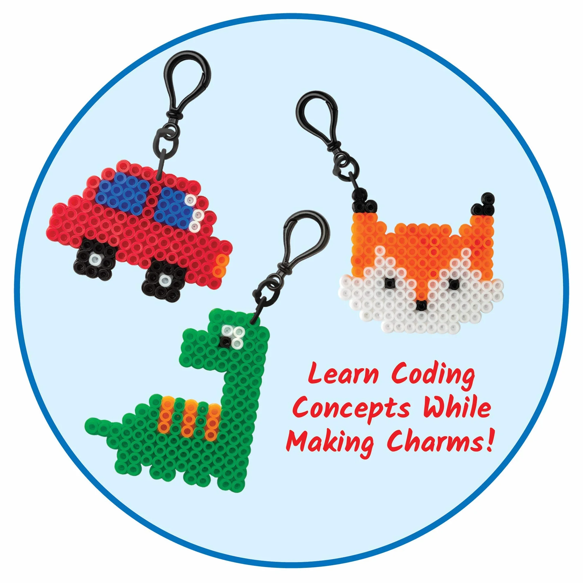 Learning Resources 93398 Kodowanie Charms, wielokolorowe