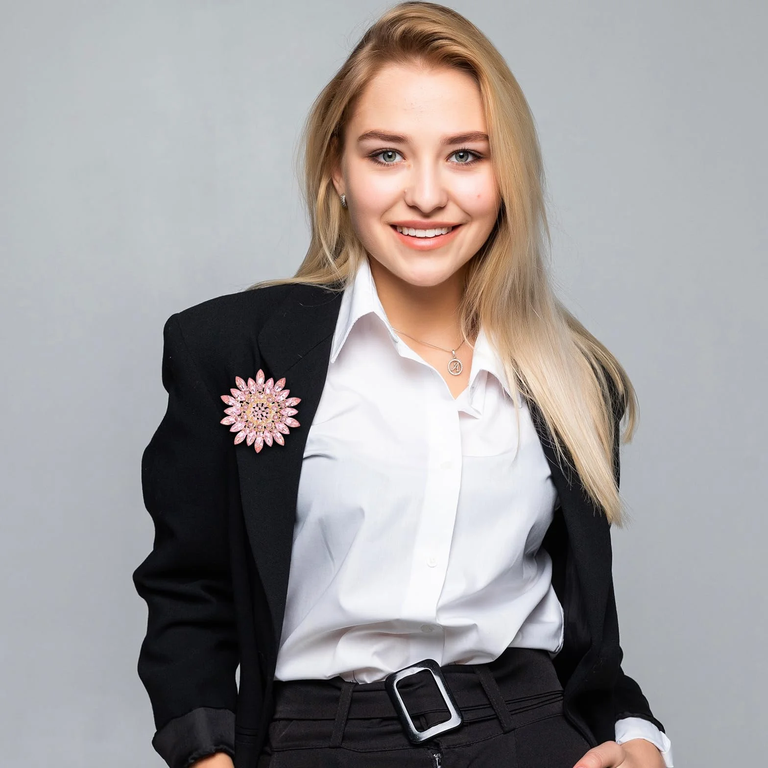 Broszki kwiatowe dla kobiet stras słonecznik broszka przypinka czerwony różowy kwiat broszka markiza wieniec broszki eleganckie akcesoria biżuteria prezenty dla kobiet dziewczyn spódnica sukienka
