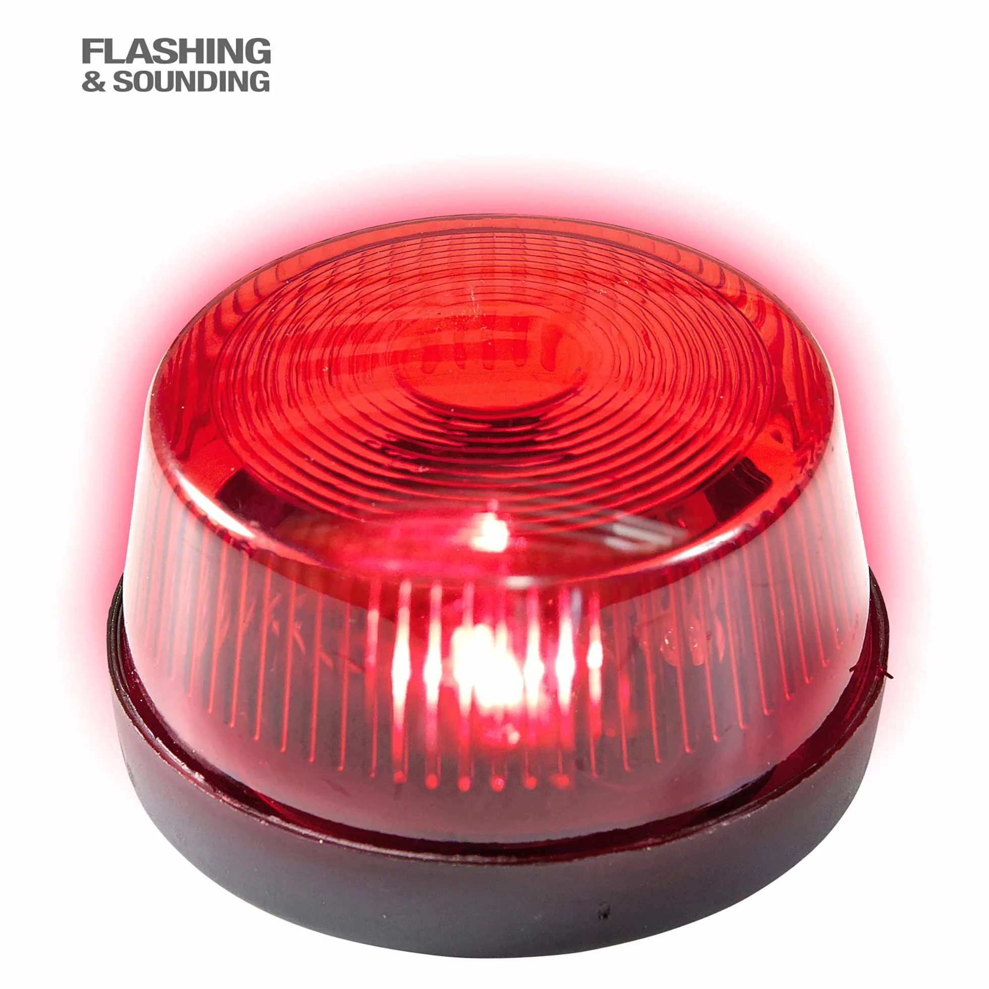 W WIDMANN MILANO Party Fashion - Lampa ostrzegawcza z syreną, migająca, 7 x 4 cm, niebieskie światło, syrena, policja, straż pożarna