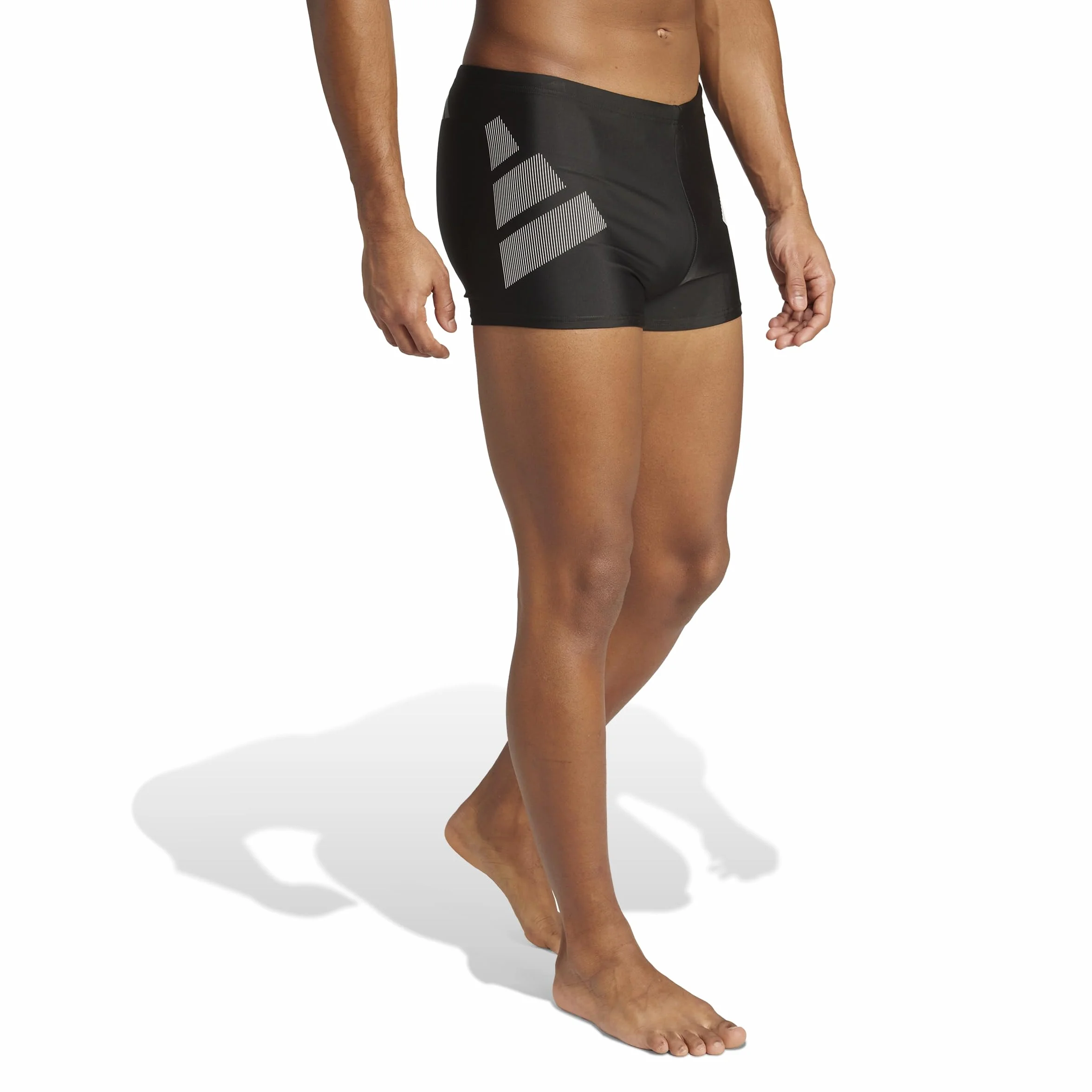 adidas Mężczyźni BIG BARS SWIM BOXERS, Black, 40