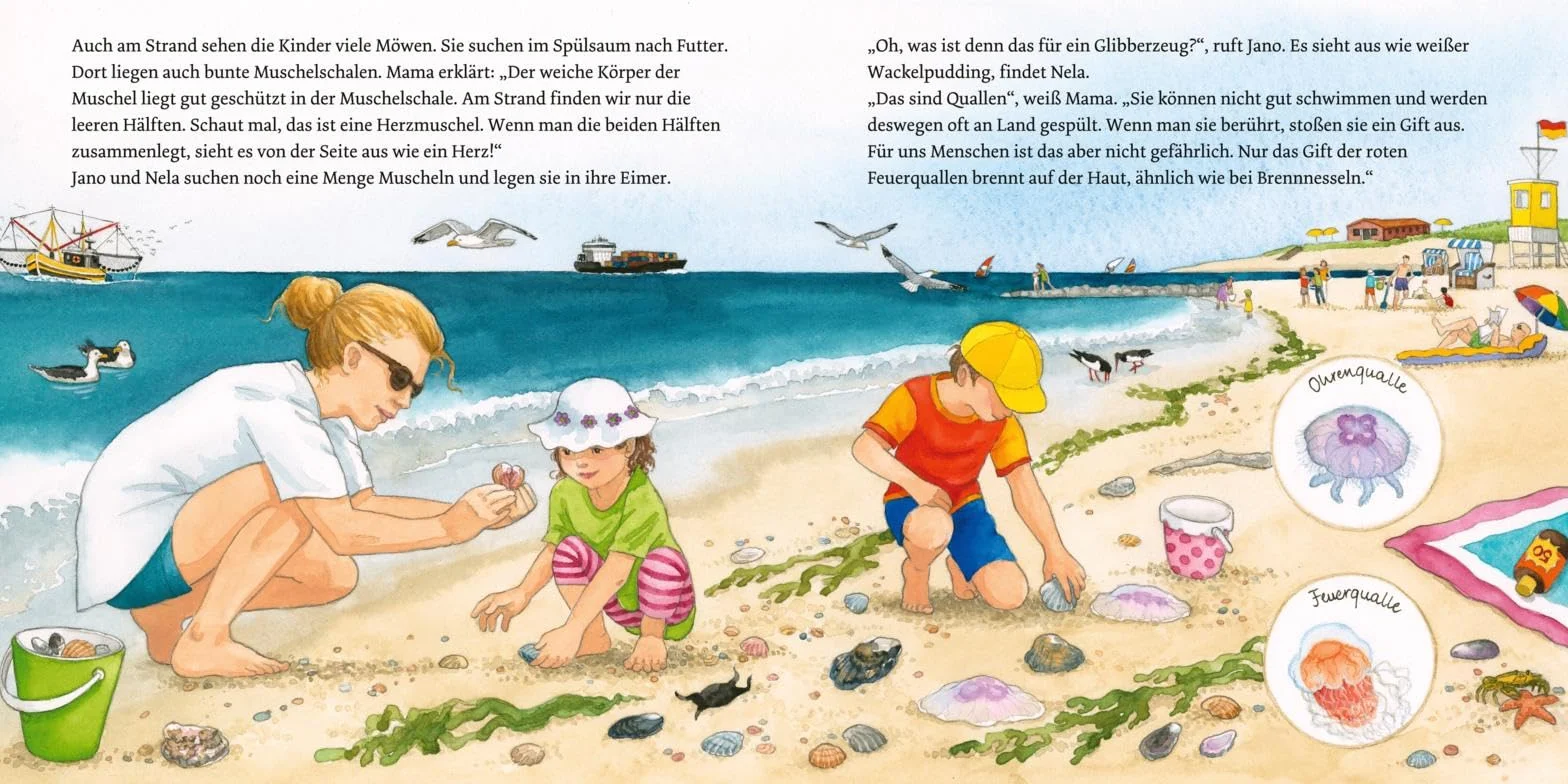 LESEMAUS 10: Am Meer: Erstes Wissen über die Lebenswelt an Ost- und Nordsee | Sachbilderbuch für Kinder ab 3 Jahre