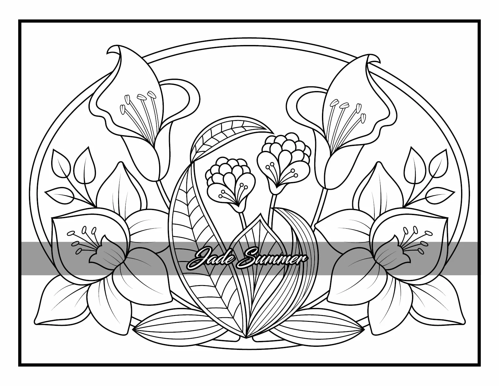 100 Flowers: Adult Coloring Book with Bouquets, Wreaths, Swirls, Patterns, Decorations