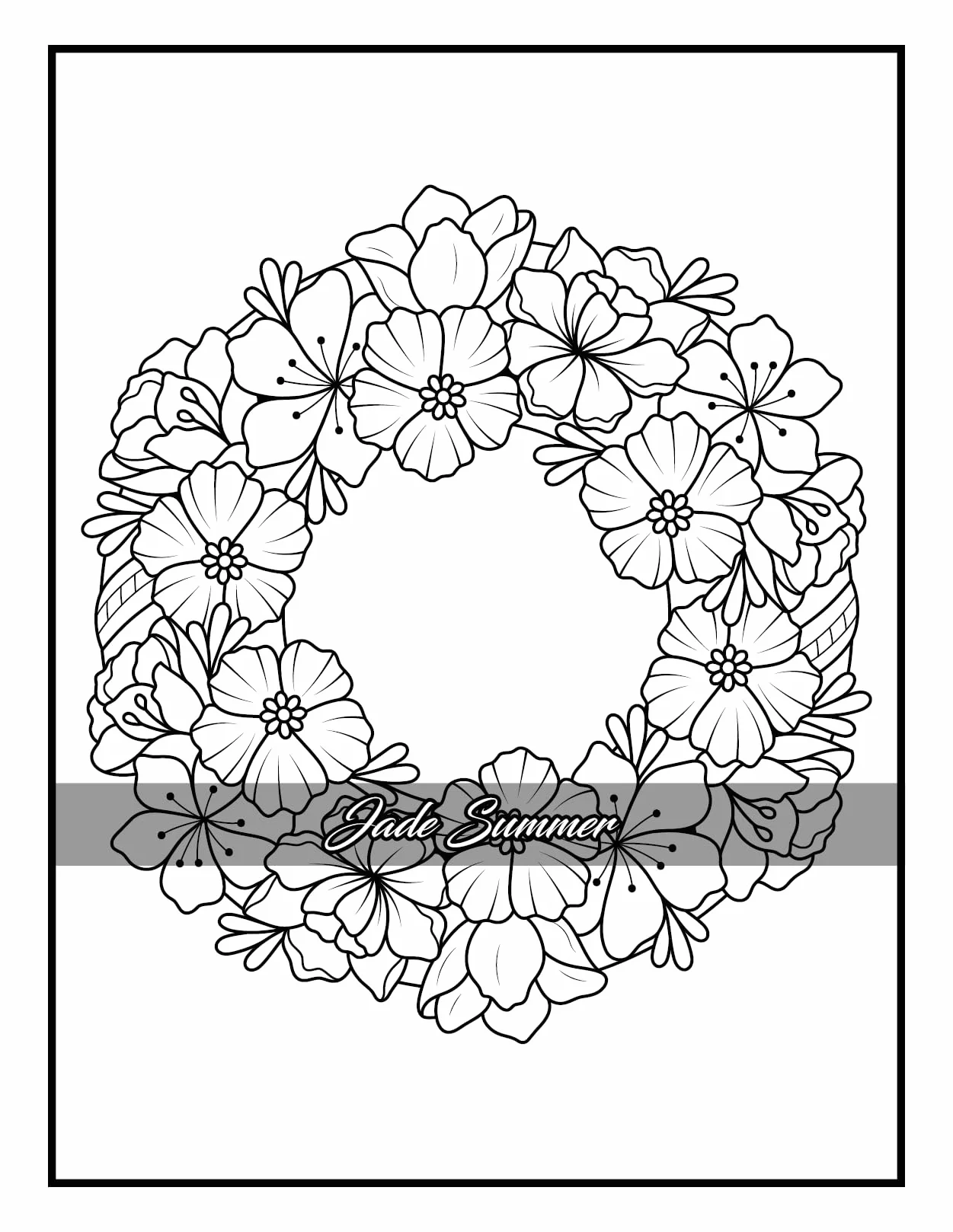 100 Flowers: Adult Coloring Book with Bouquets, Wreaths, Swirls, Patterns, Decorations