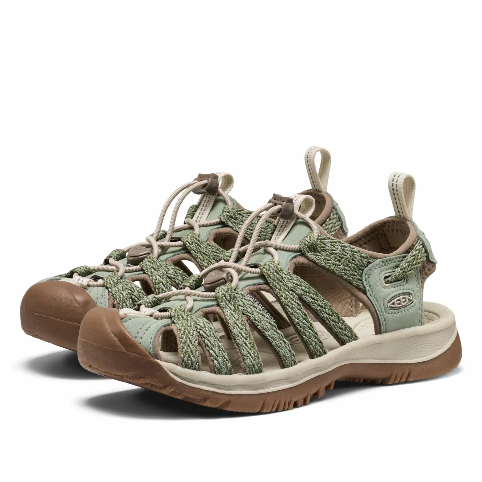 KEEN Damskie sandały Whisper, Lily Pad, 40 EU, Lily Pad, 40.5 EU