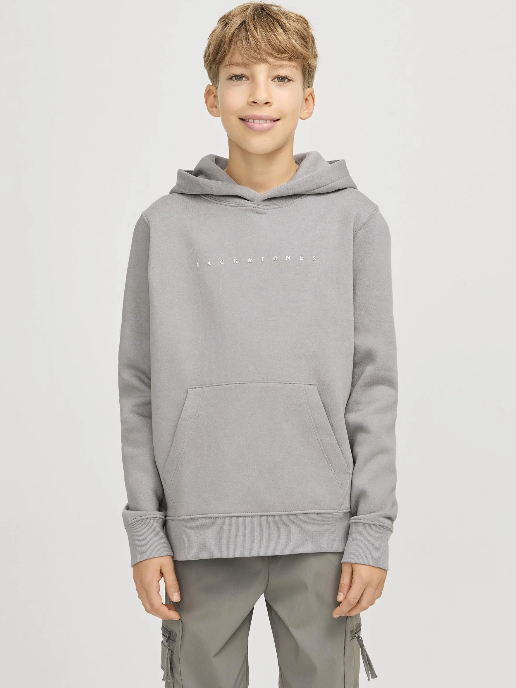 JACK & JONES Bluza z kapturem Chłopcy Jjestar Jj Sweat Hood Noos Jnr