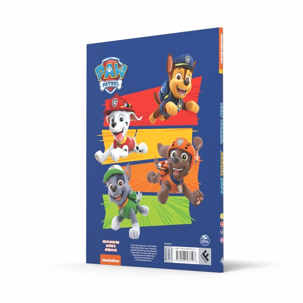 Paw Patrol Annual 2024: Brand-New Illustrated Gift Annual for Children, perfect for fans of the hit Nickelodeon TV show aged 2, 3, 4, 5 years