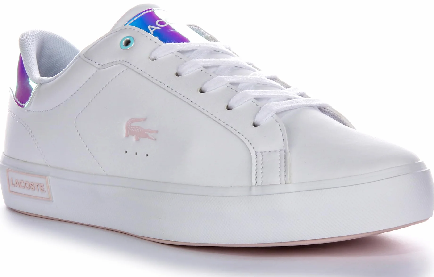 Lacoste Powercourt 124 3 Suj dla dzieci Trenerzy EU 38, biały, 38
