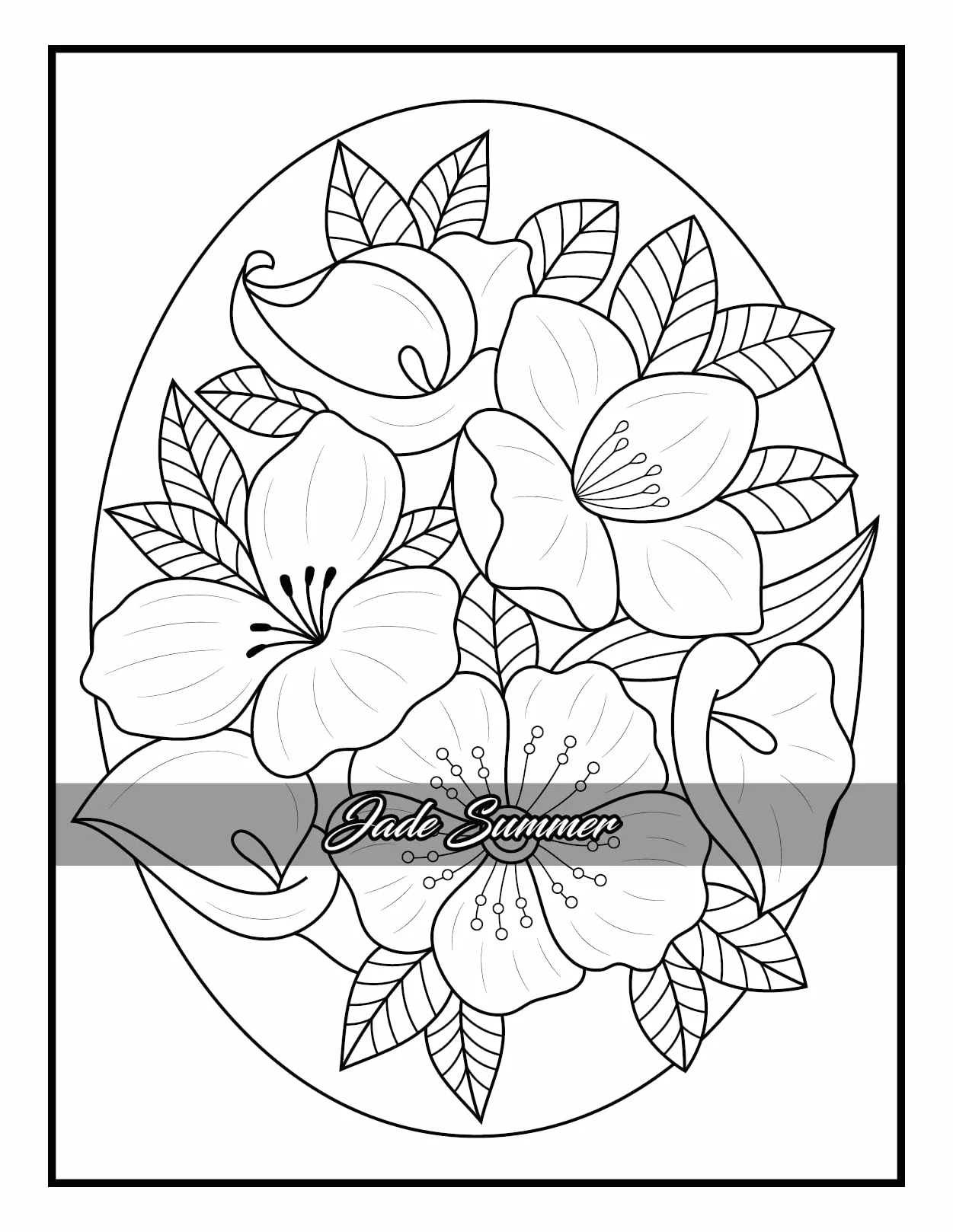 100 Flowers: Adult Coloring Book with Bouquets, Wreaths, Swirls, Patterns, Decorations