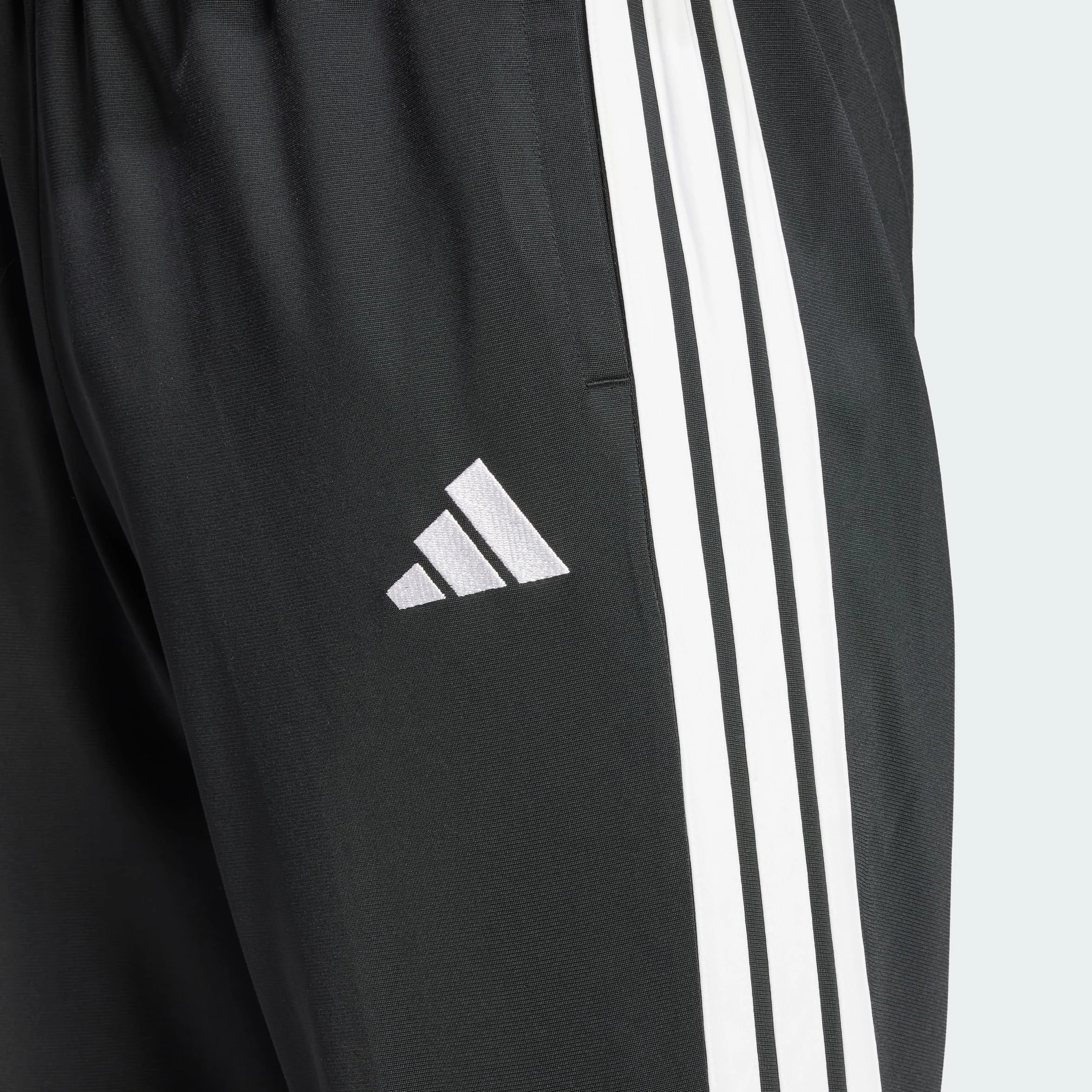 adidas Mężczyźni SPORTSWEAR BASIC 3 STRIPES TRICOT TRACKSUIT, Black, XL Short