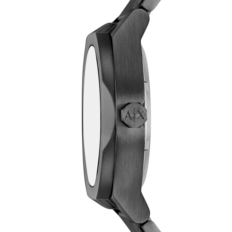 Armani Exchange Męski analogowy automatyczny zegarek z bransoletą ze stali nierdzewnej AX4195
