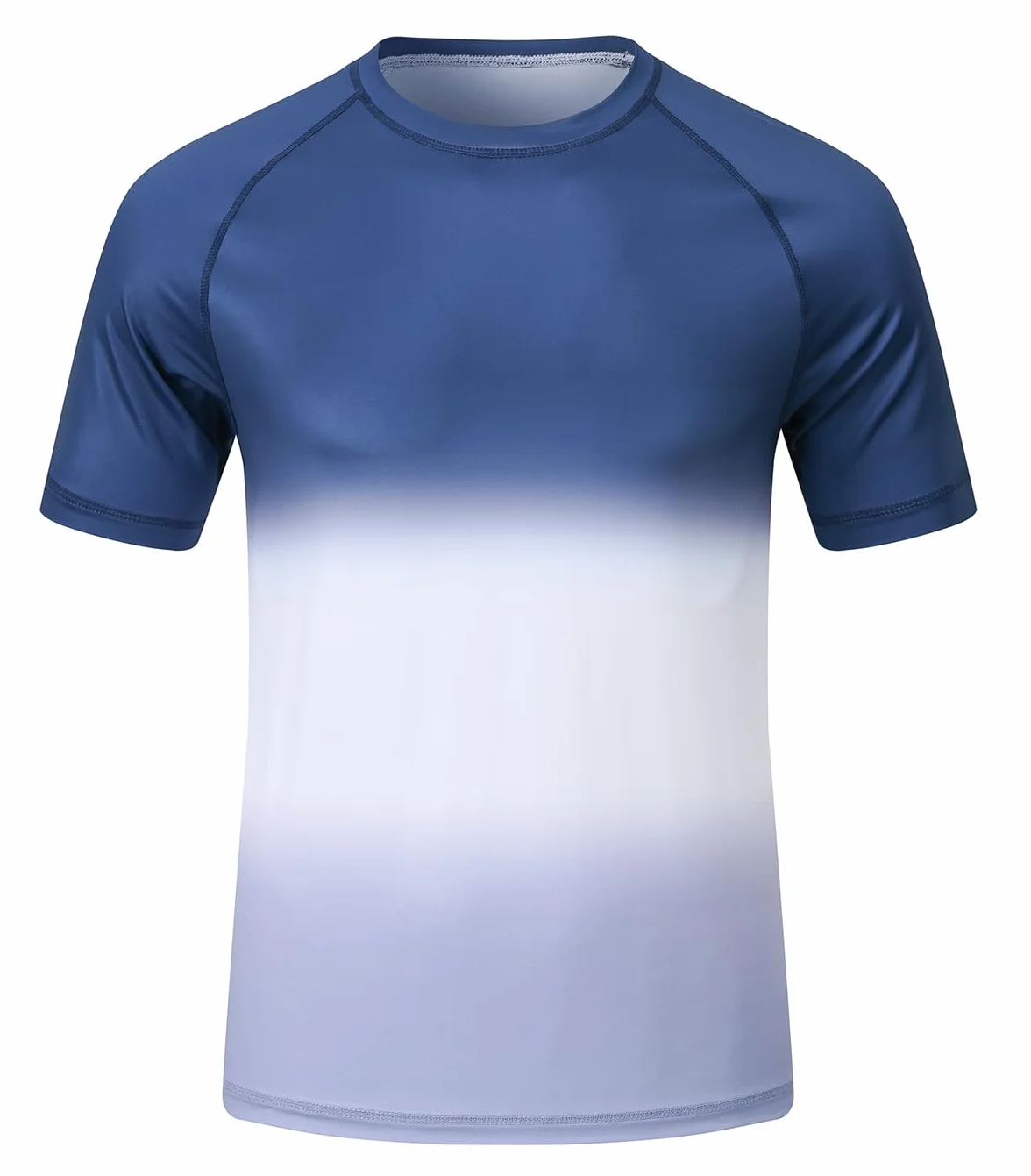 Huayuzh Koszulka męska UV Rashguard, koszulka do pływania, UPF 50+, szybkoschnąca, lekka, oddychająca, do surfowania, wędrówek