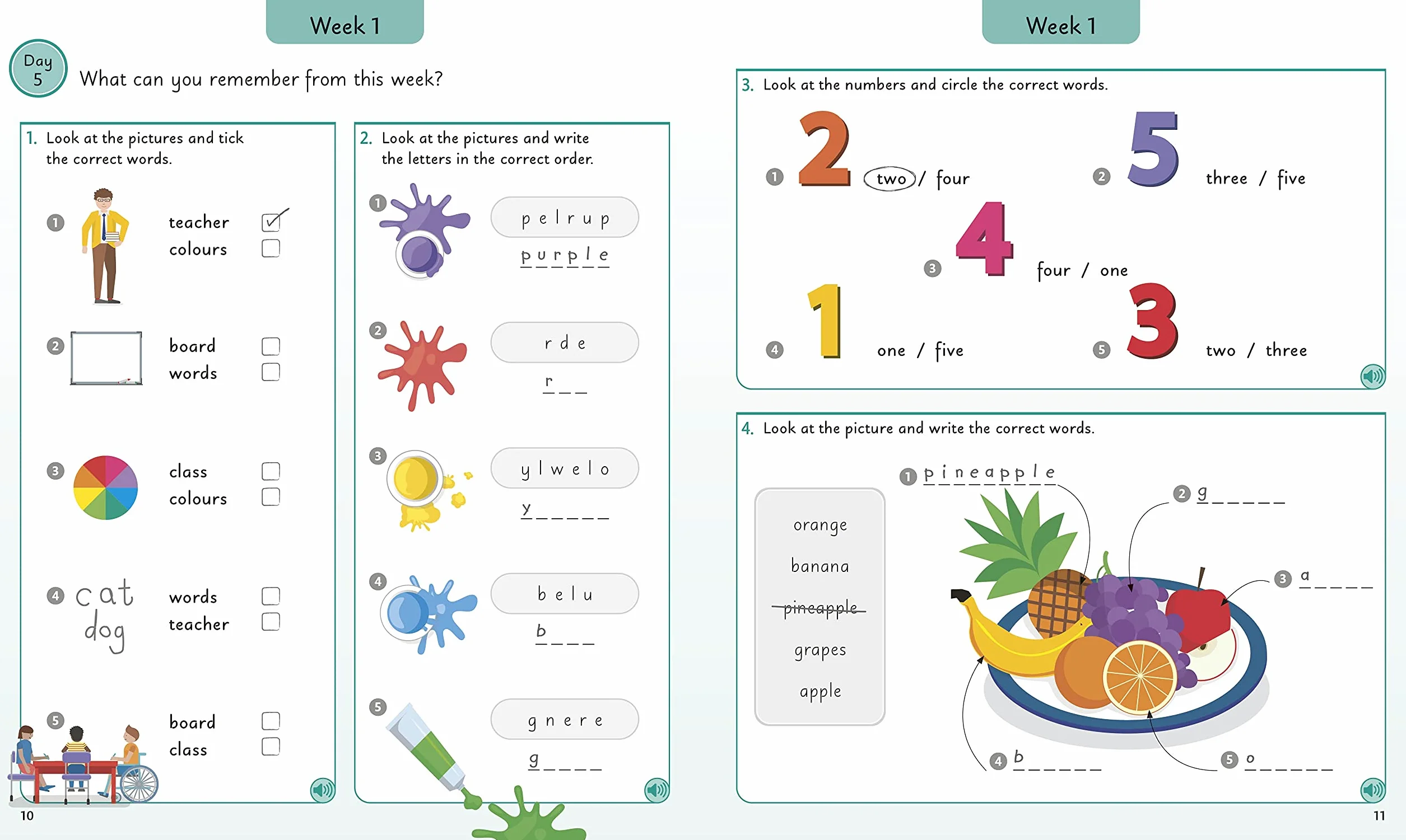 English for Everyone Junior 5 Words a Day: Learn and Practise 1,000 English Words