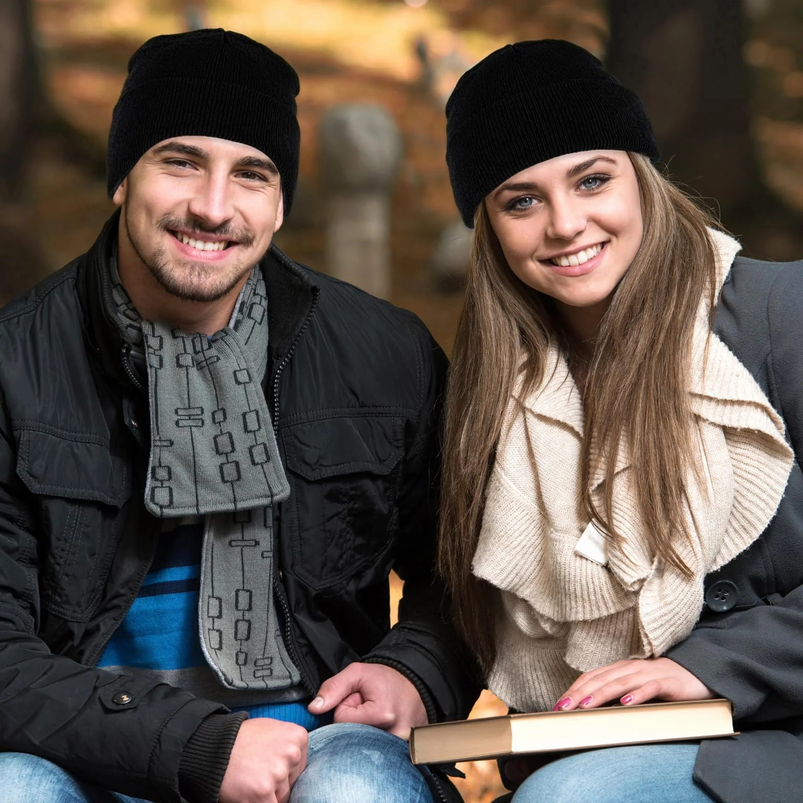 COMNICO dzianinowa czapka, 1 szt. Zimowe czapki unisex miękka lekka wiatroszczelna czapka z daszkiem rybaka ciepła ciasna czapka czapka na głowę z daszkiem do kompresji dla mężczyzn kobiet czarna