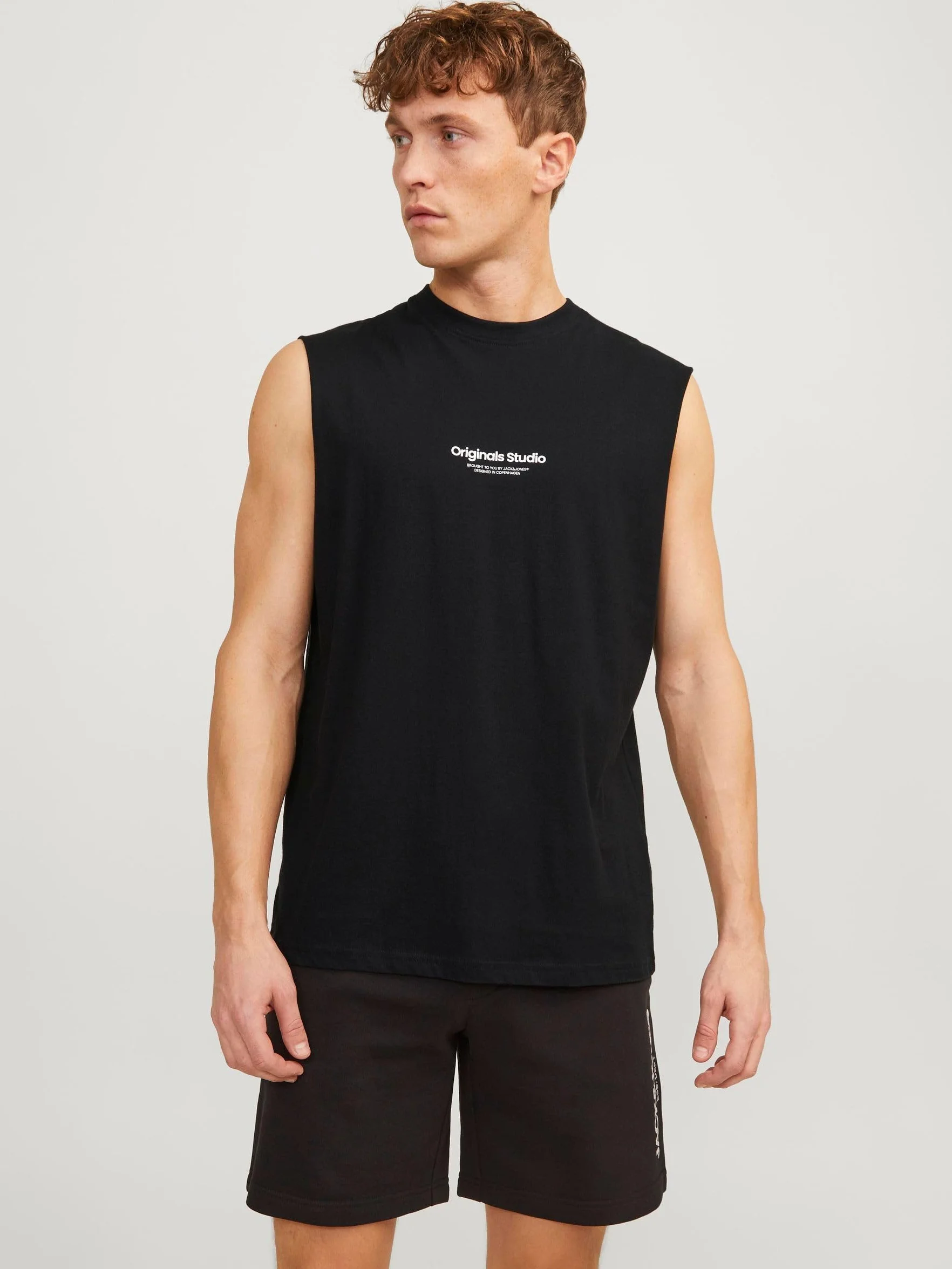 JACK & JONES Tank Top Mężczyźni Jorvesterbro Koszulka Bez Rękawów Sn