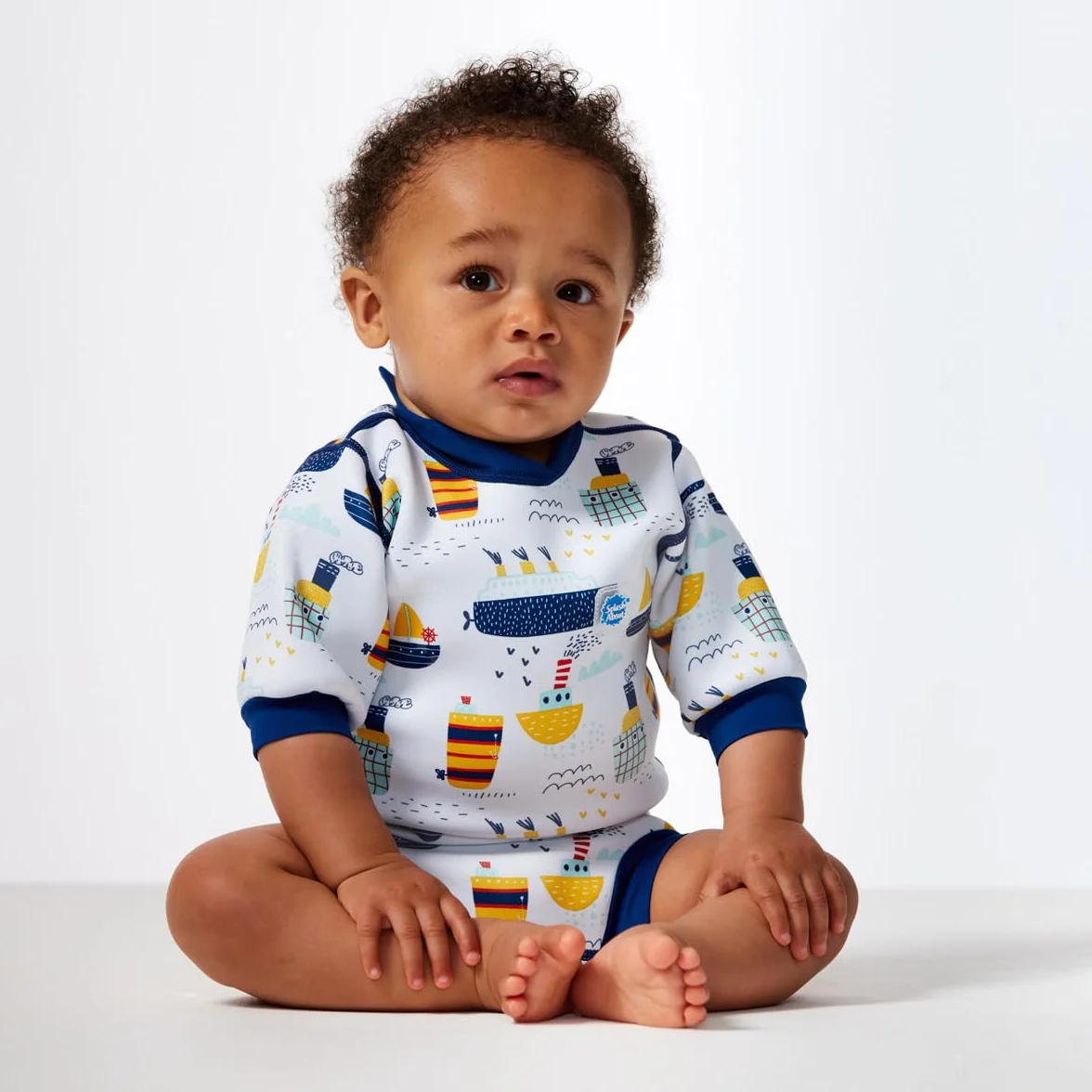 Splash About Strój kąpielowy jednoczęściowy Niemowlęta - chłopcy Happy Nappy Wetsuit (1 w zestawie)
